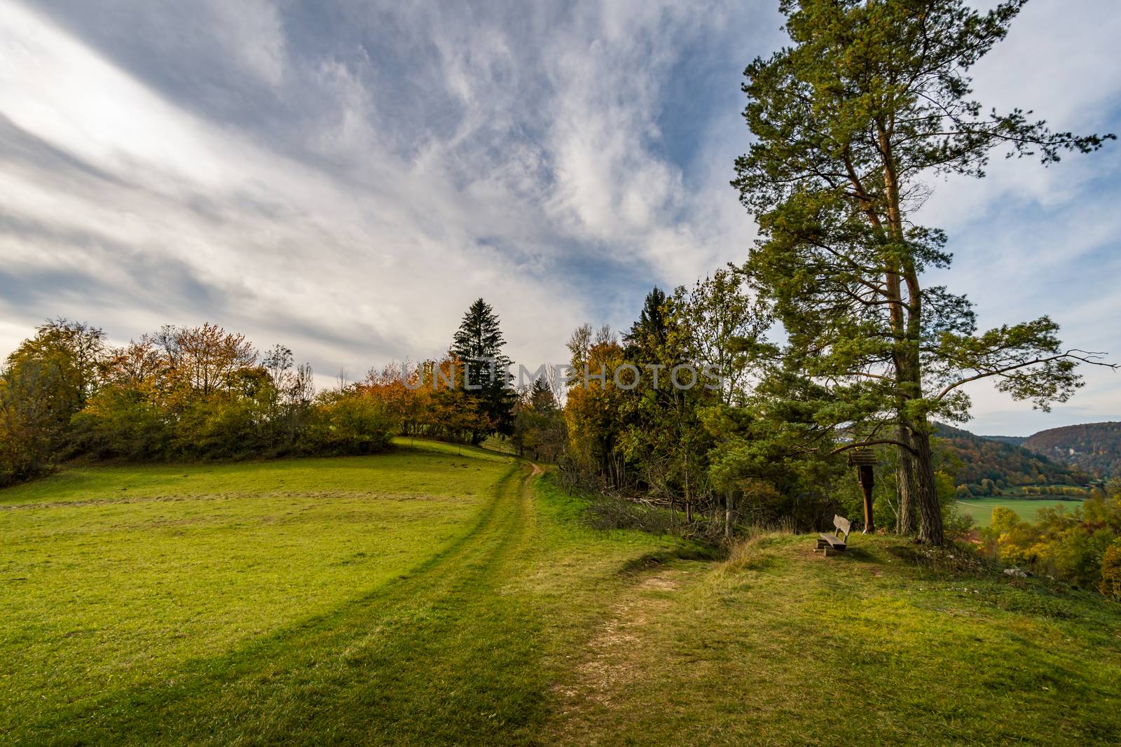 Fantastic autumn hike in the beautiful Danube valley near the Beuron monastery by mindscapephotos