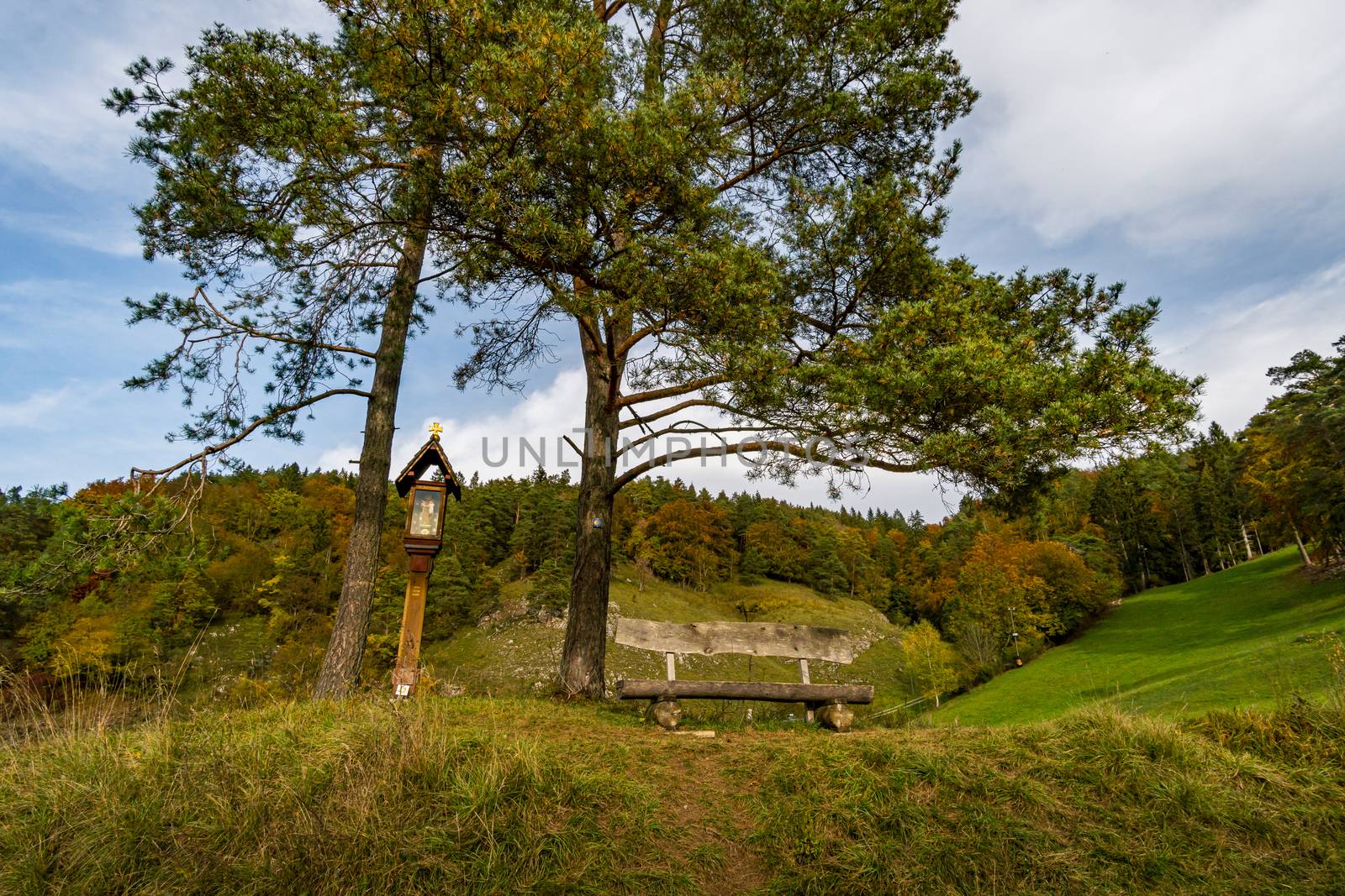 Fantastic autumn hike in the beautiful Danube valley near the Beuron monastery by mindscapephotos