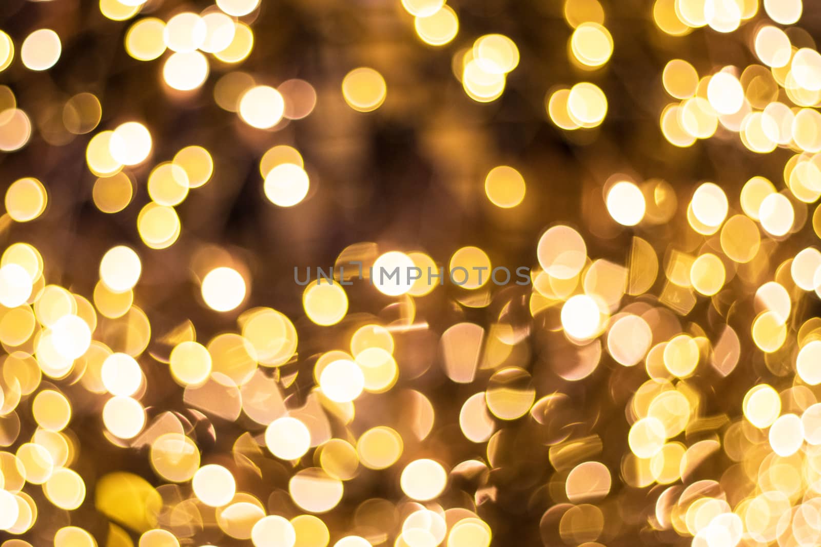 Blur - abstract bokeh circle string lights for background wallpaper