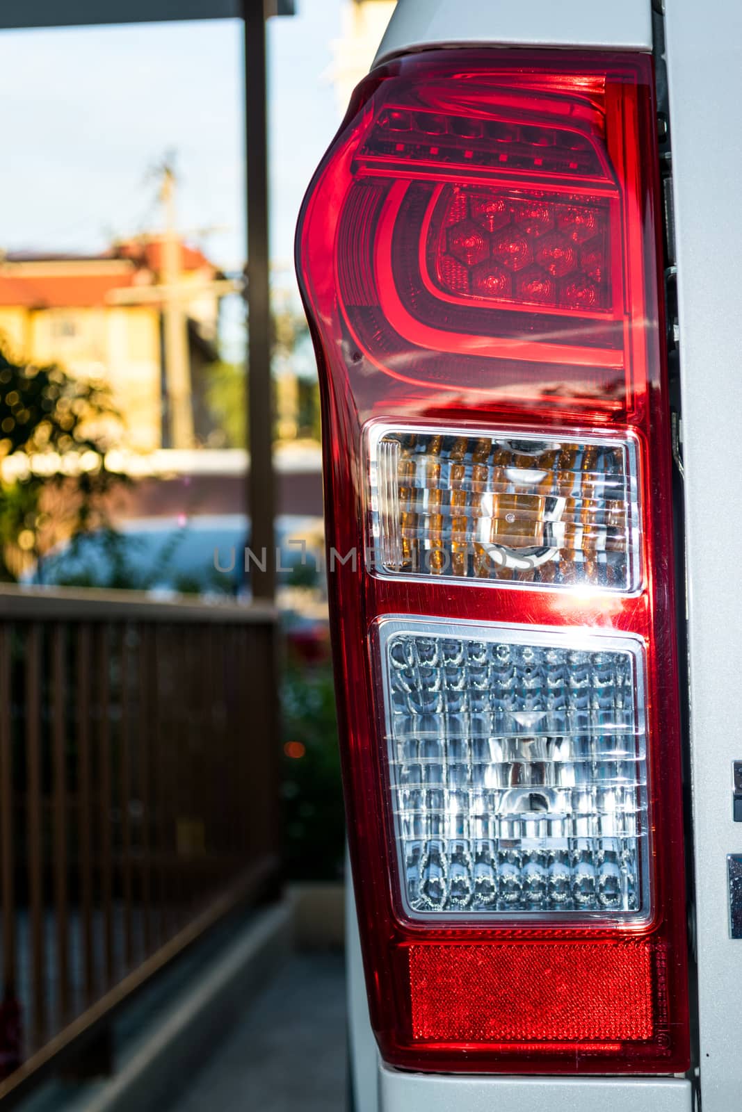 Rear lights of a motor vehicle