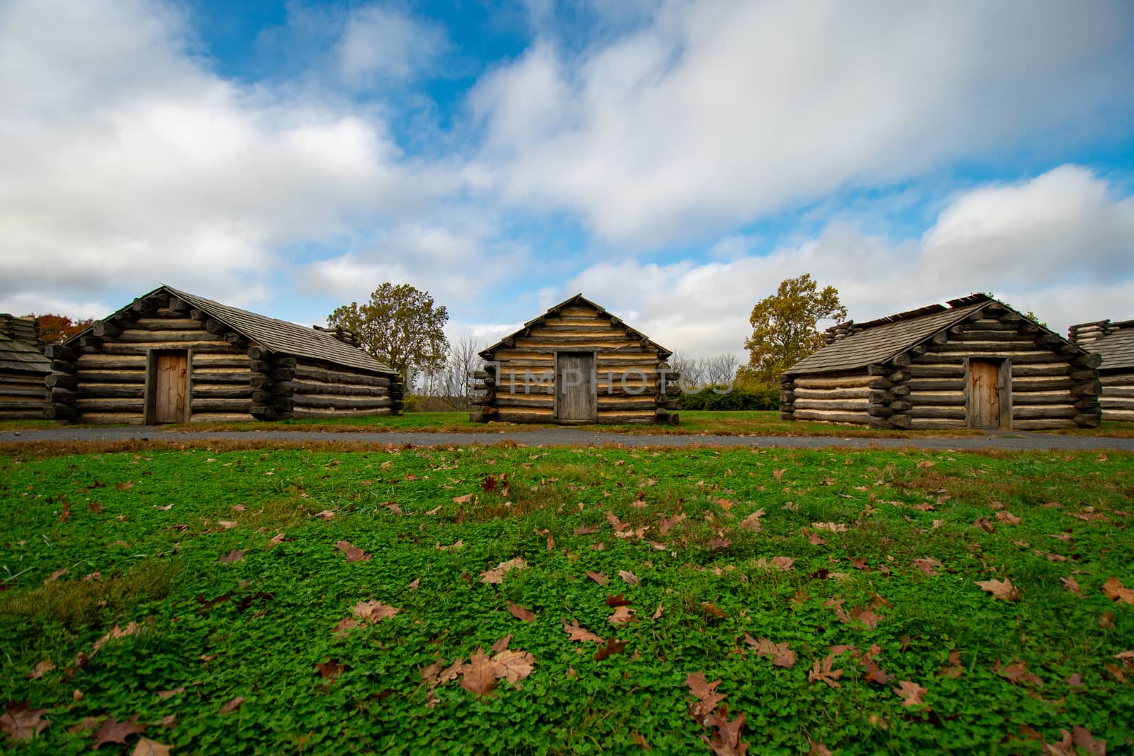 Reproductions of General Muhlenberg's Brigade Huts at Valley For by bju12290