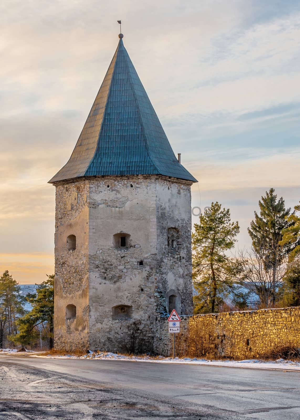 Old castle in the village of Krivche, Ukraine by Multipedia