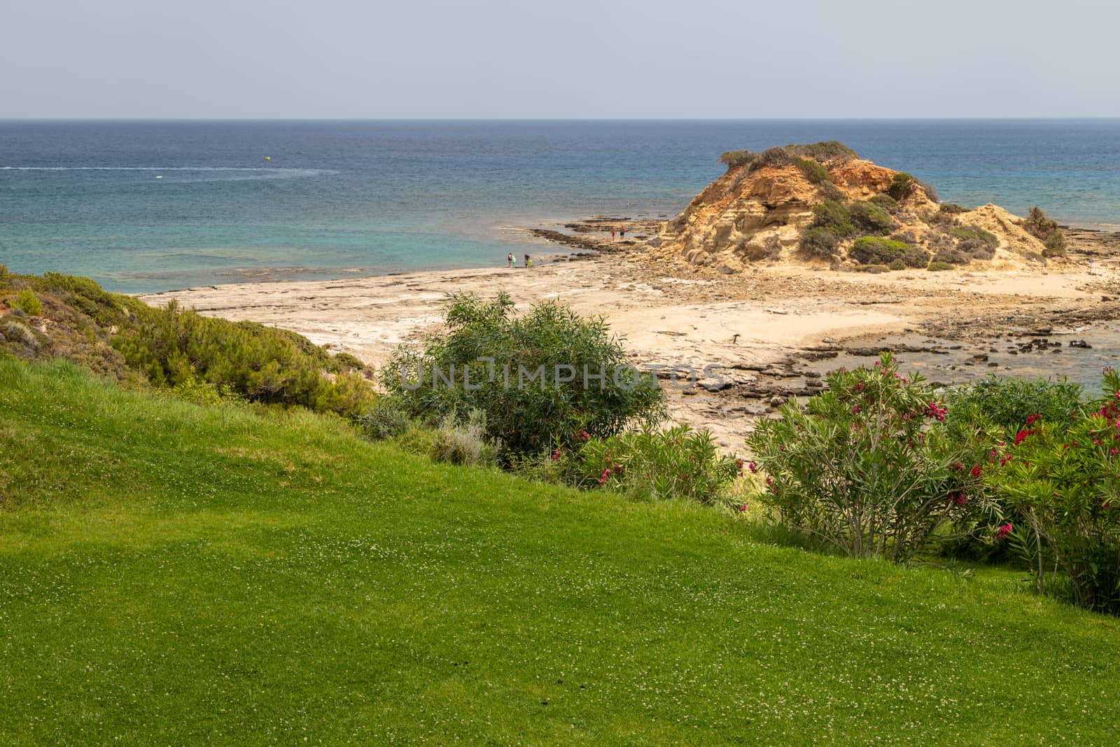 Rocks at the beach of Kiotari on Rhodes island, Greece by reinerc