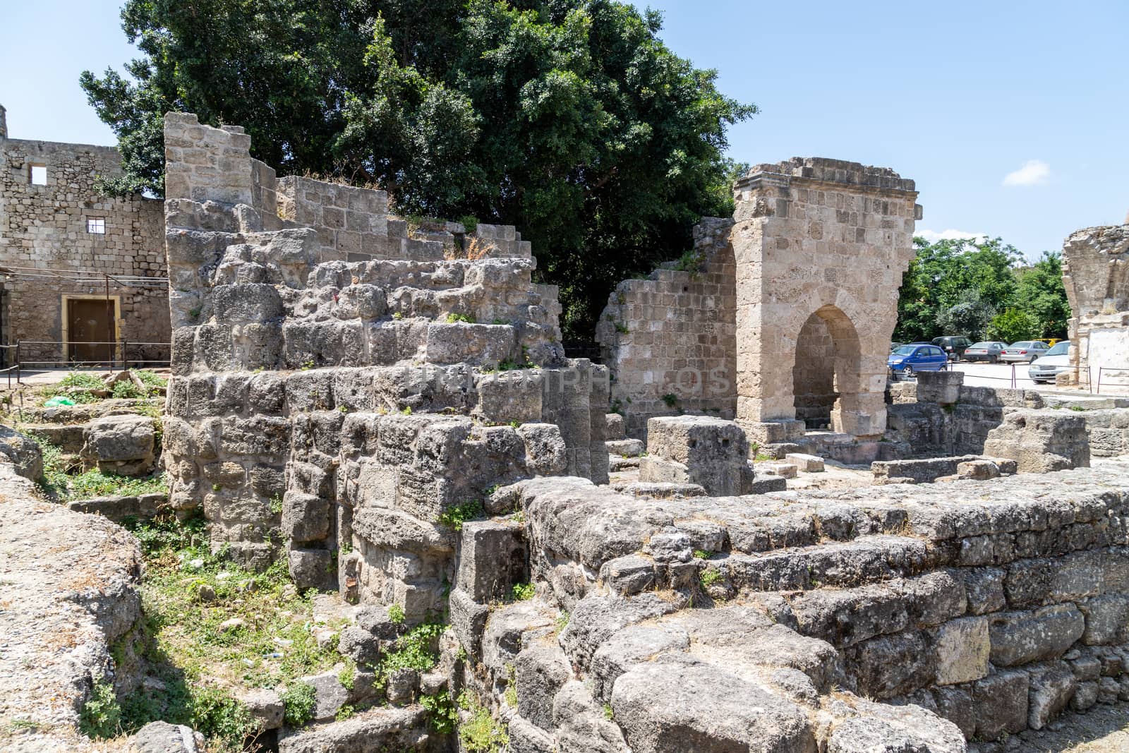 Archaeological excavations in the old town of Rhodes city by reinerc