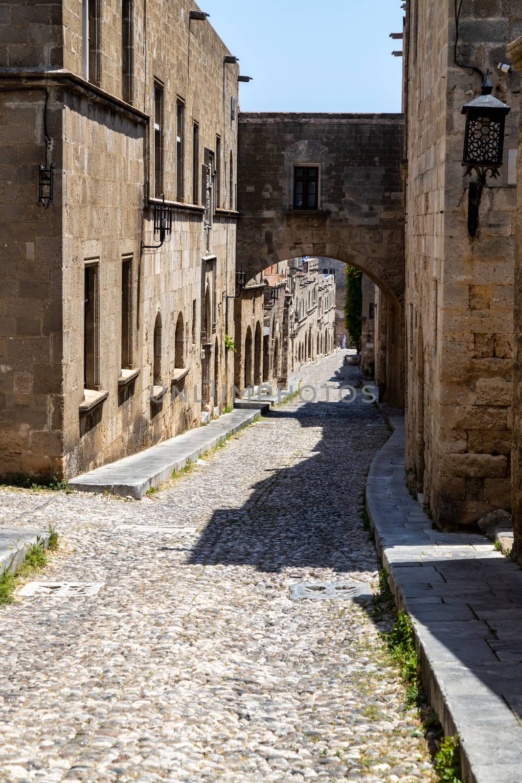 Knights street in the old town of Rhodes city by reinerc