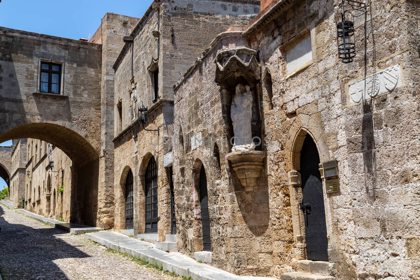 Knights street in the old town of Rhodes city by reinerc