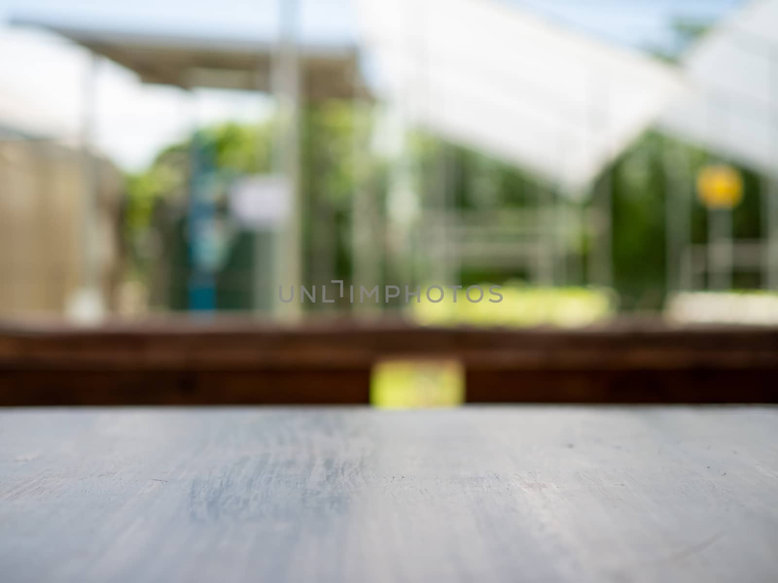 The wooden table on the background is Organic vegetable farm is  by Unimages2527