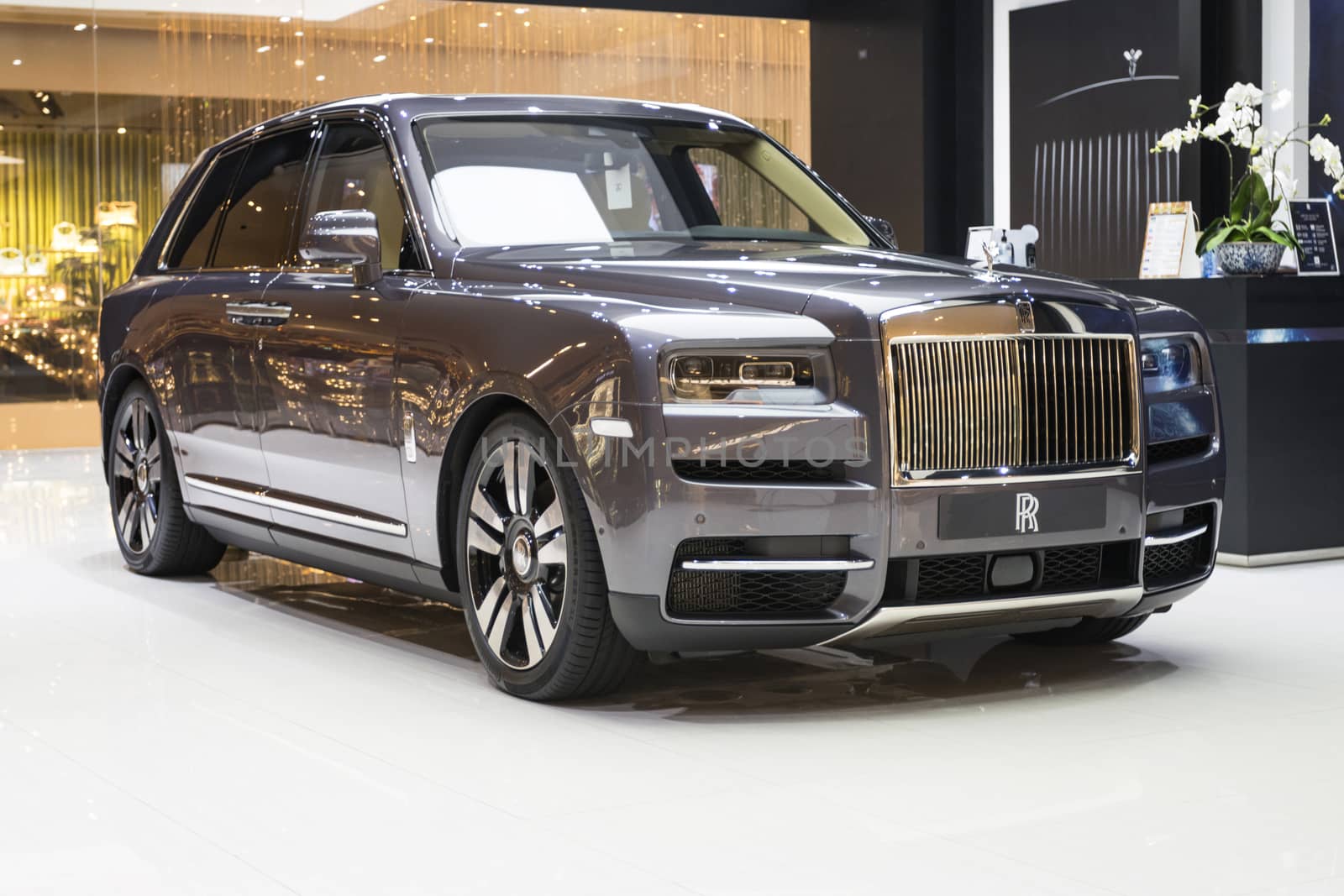 BANGKOK THAILAND :- Oct 31, 2020 :- ROLLS-ROYCE Car show for sale at show room Bangkok Thailand