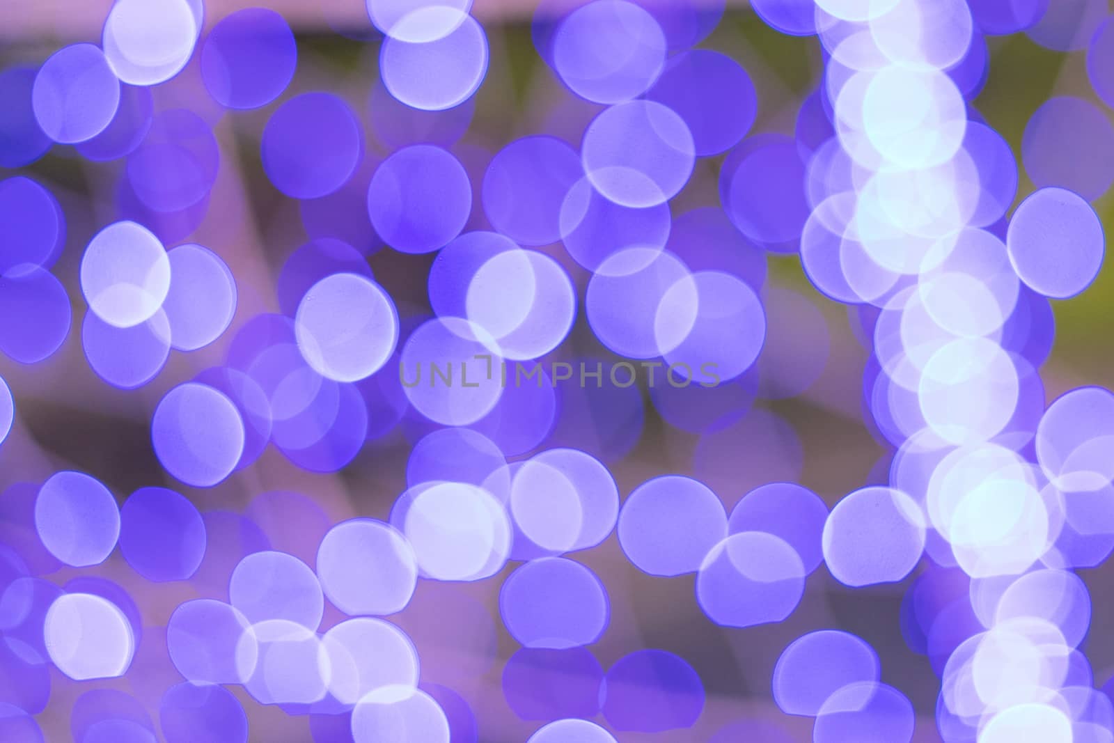 Blur - abstract bokeh circle string lights for background wallpaper