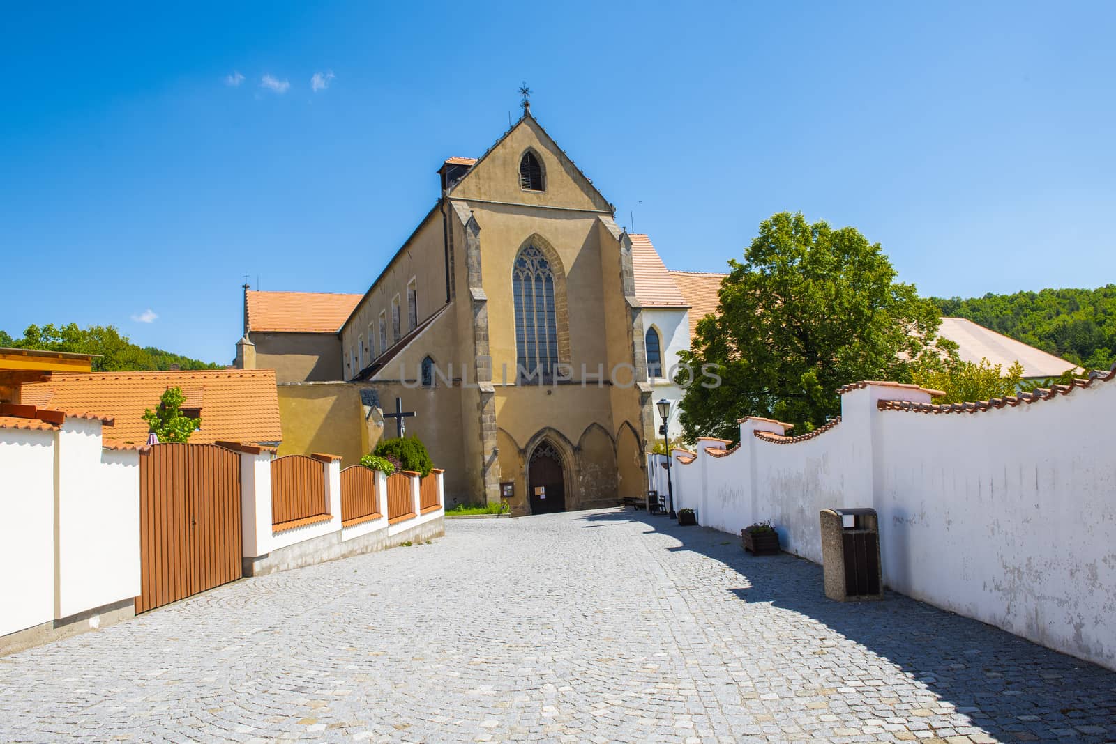 Historic christian monastery Zlata Koruna (Golden Crown) established by king Premysl Otakar II in 13th century. Southern Czech Republic