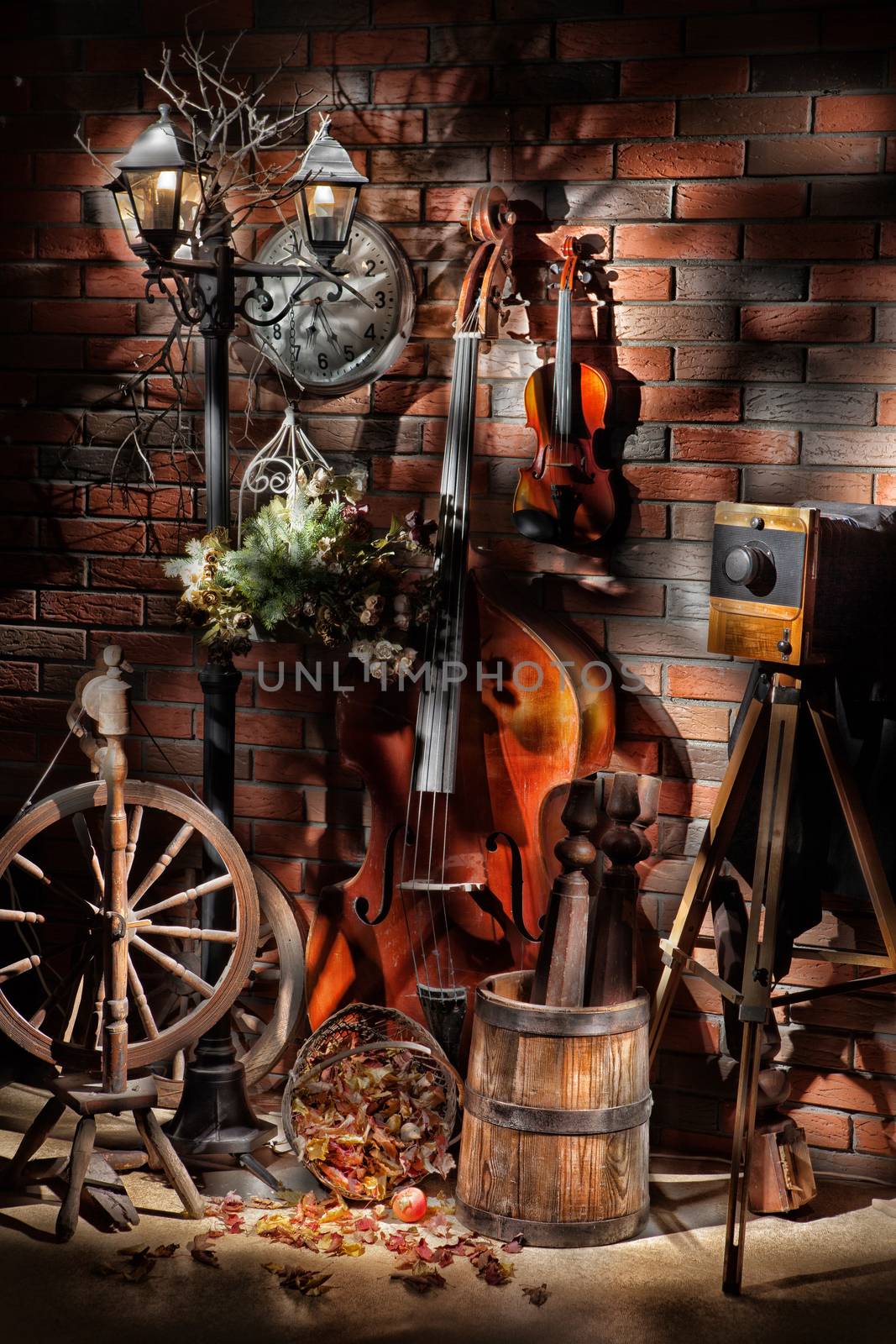 Still Life With Double Bass by Fotoskat