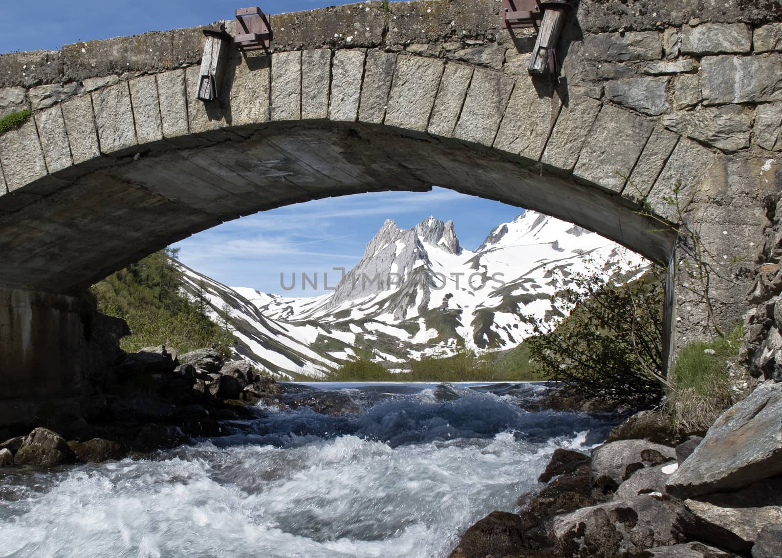 The Calcaree Pyramids, a splendid mountain in Val Veny,