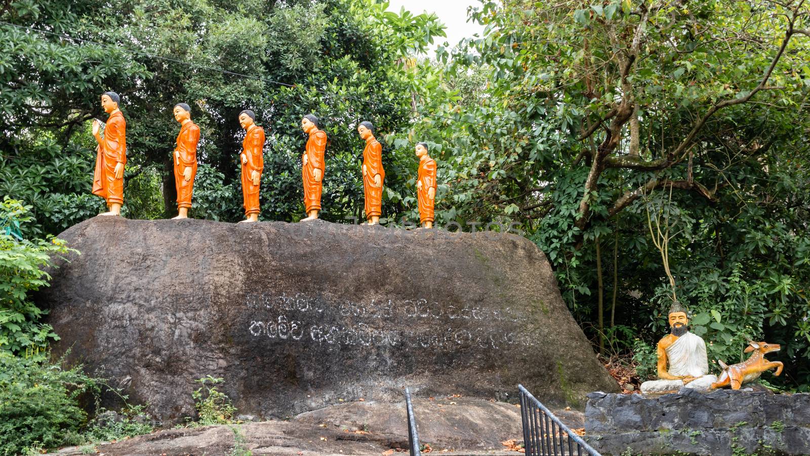 Statues on a rock in buena vista parent organization by nilanka