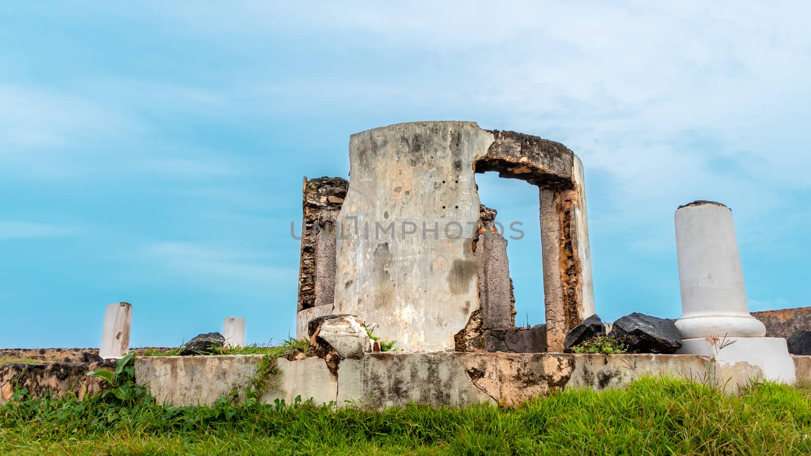 Galle Fort beautiful Morning sky landscape photograph by nilanka