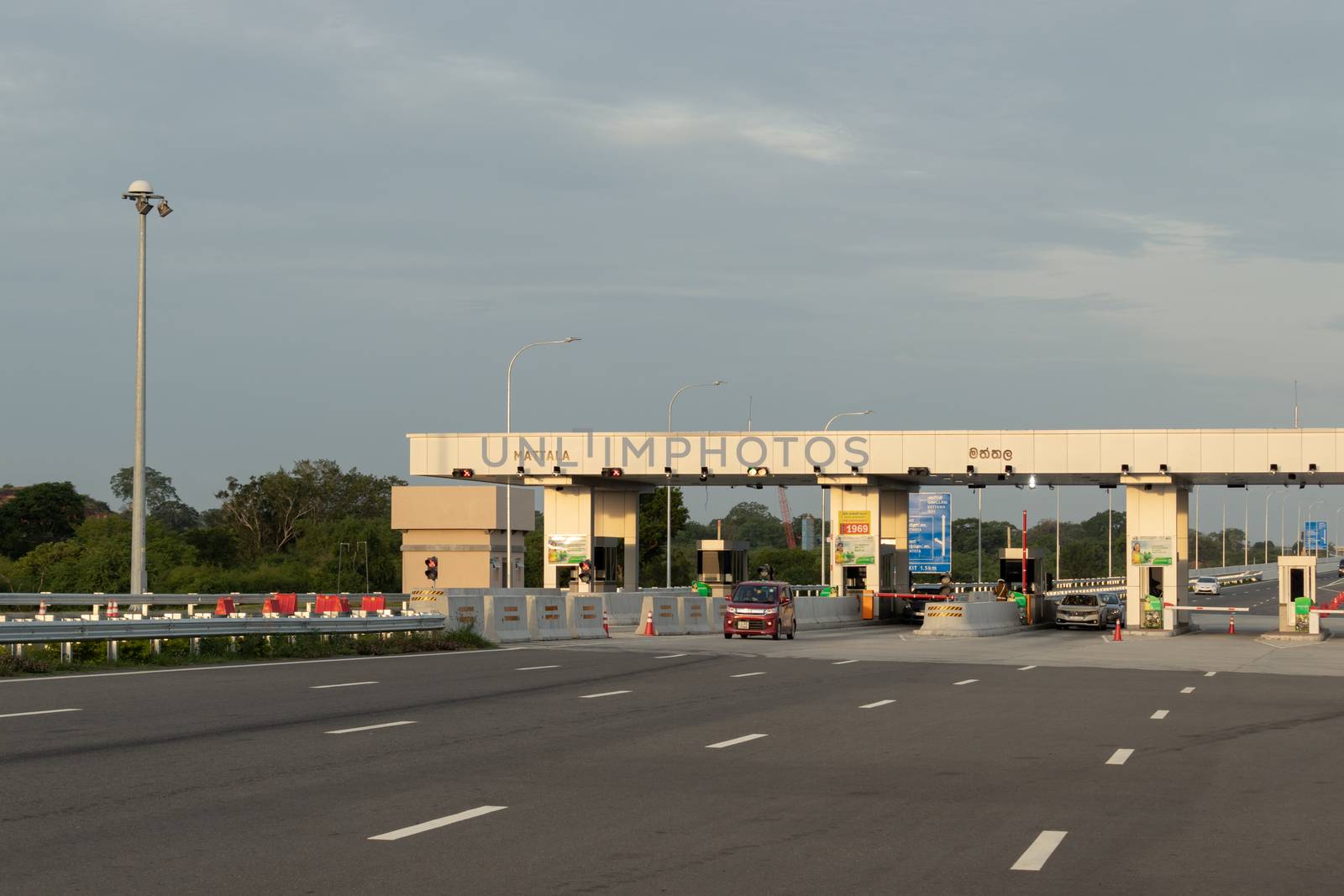 Mattala Expressway Exit booth landscape