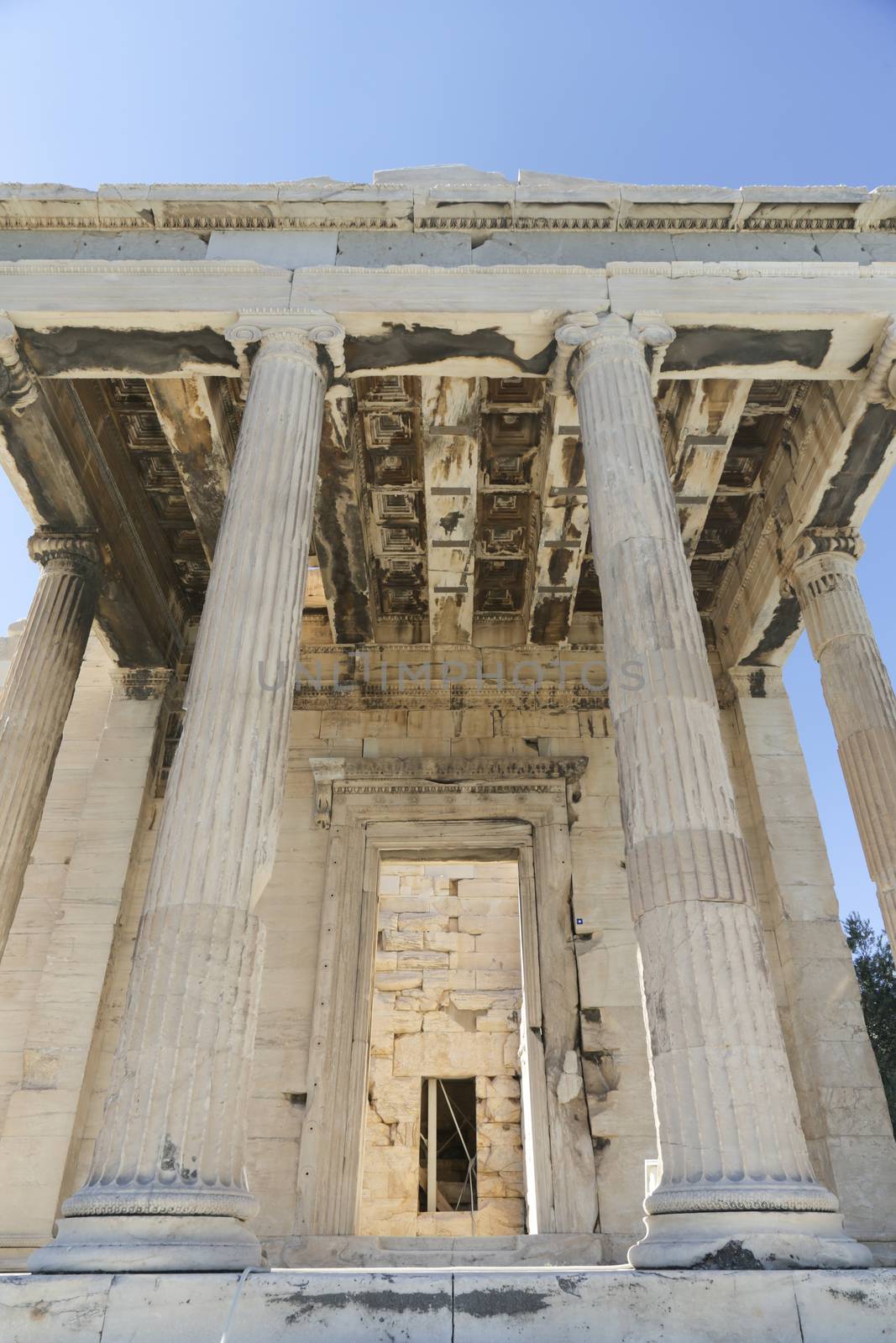 The Parthenon at the Acropolis in Athens, Greece