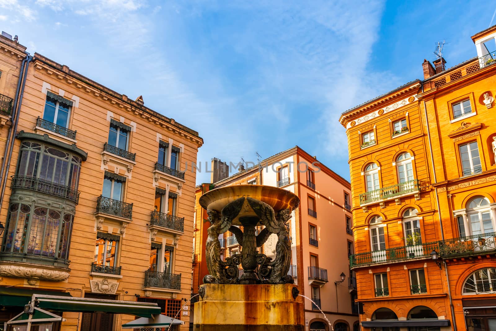 Place de la Trinité is a square in the historic center of Toulouse, France. It is located north of the Carmes district, in sector 1 of the city. It belongs to the safeguarded sector of Toulouse. This small triangular square was not built until the 19th century.