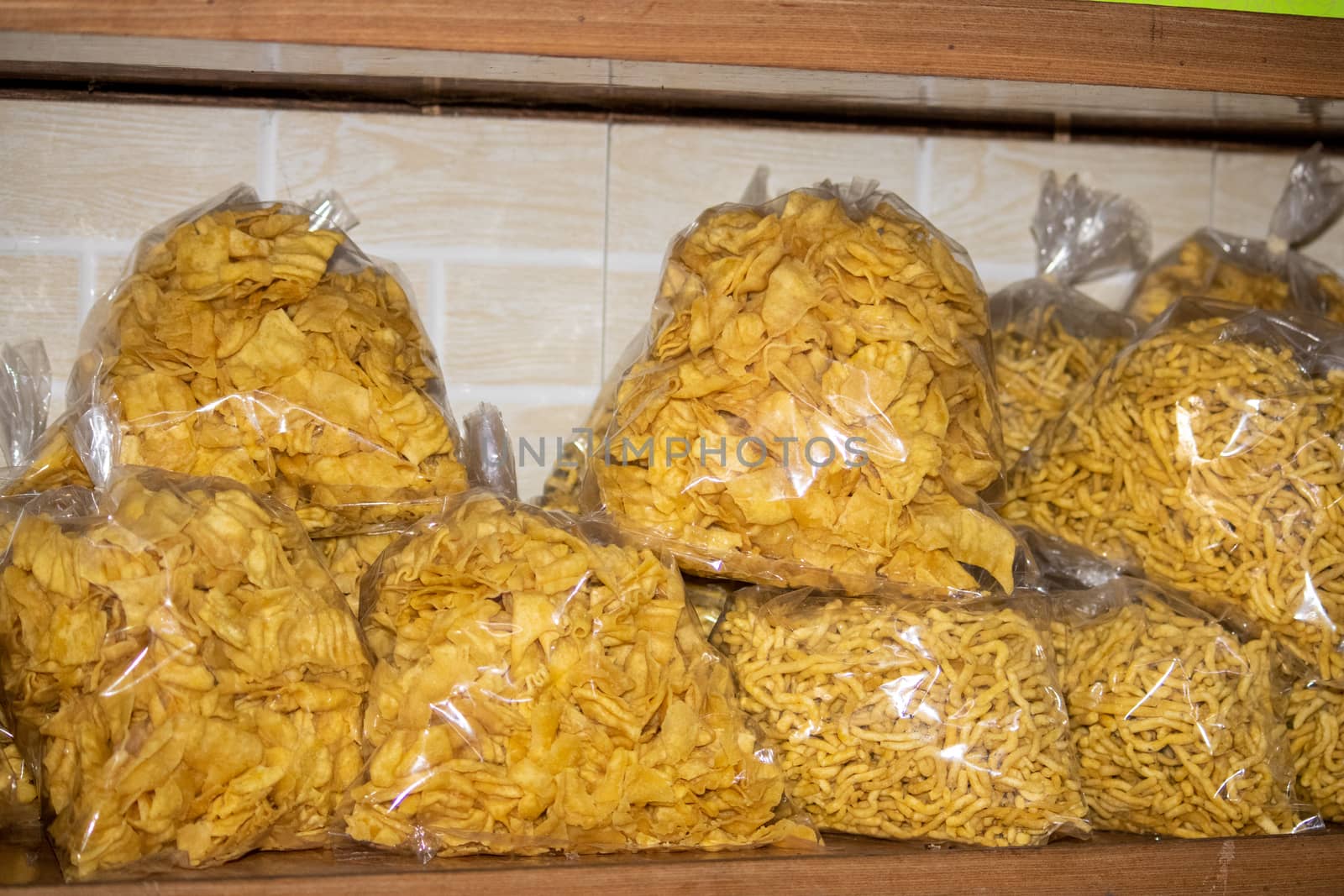  Dehradun, Uttarakhand/India-October 14 2020:Traditional Indian snacks are ready for sale in Navratri & Diwali festival in India. . High quality photo