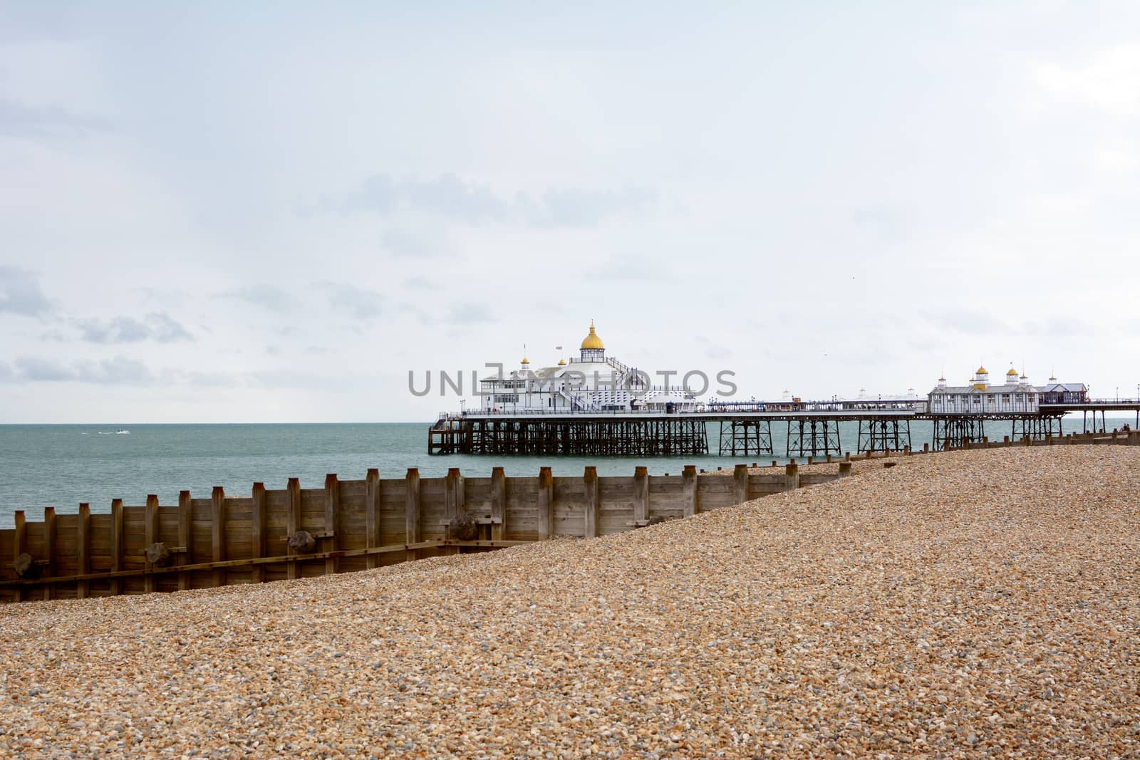 Eastbourne Pier on the southeast coast of England by sarahdoow