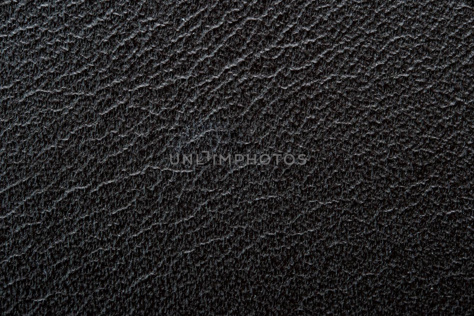 Close up black lether texture background. For graphic and art design.