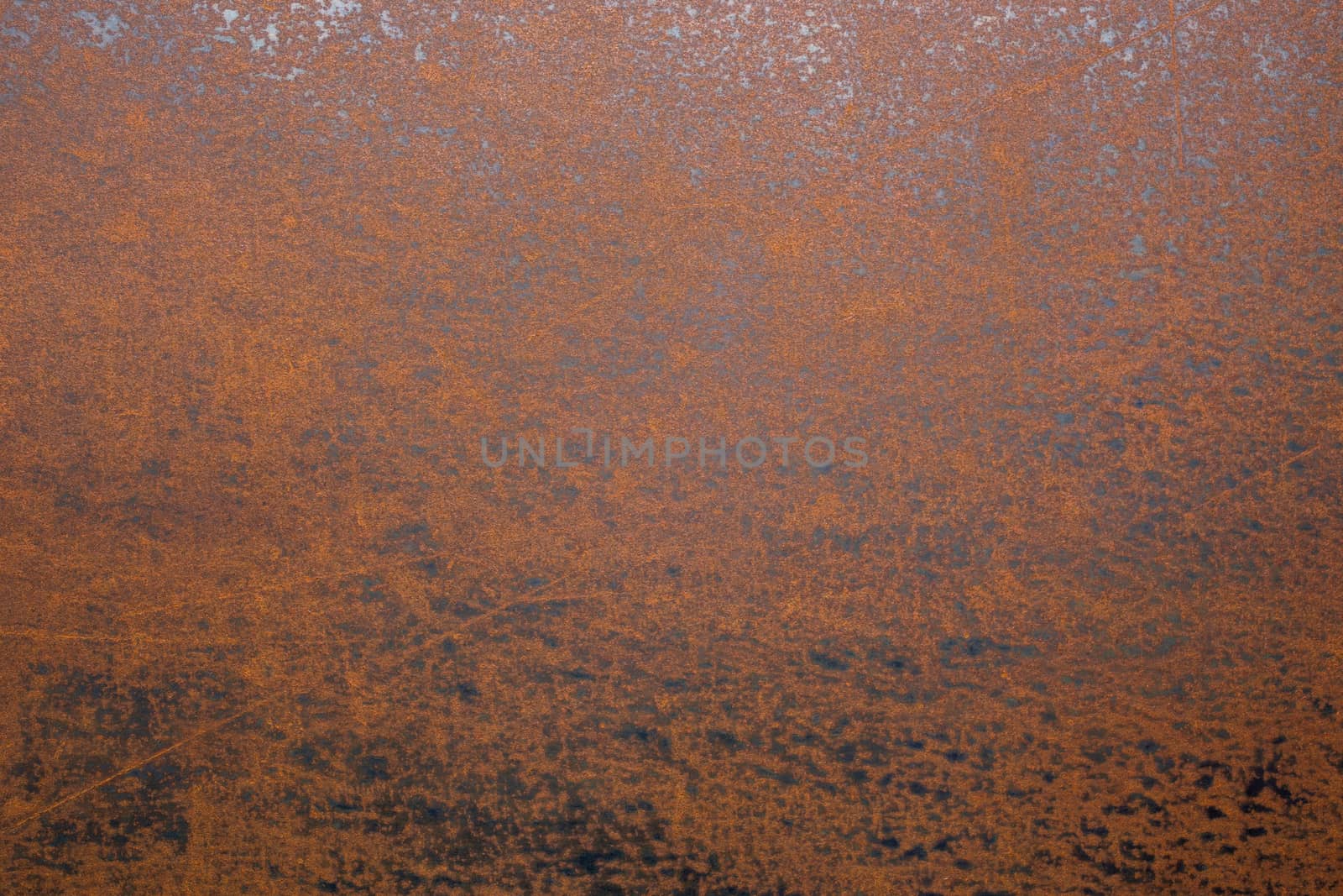 flat rusted sheet metal blank background and brown texture