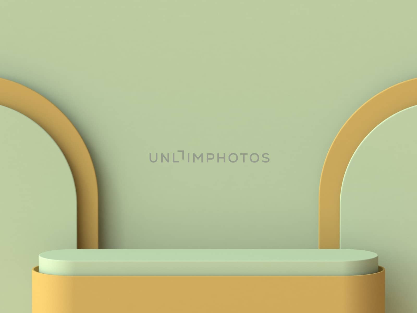 Abstract mock up podium 3D by djmilic