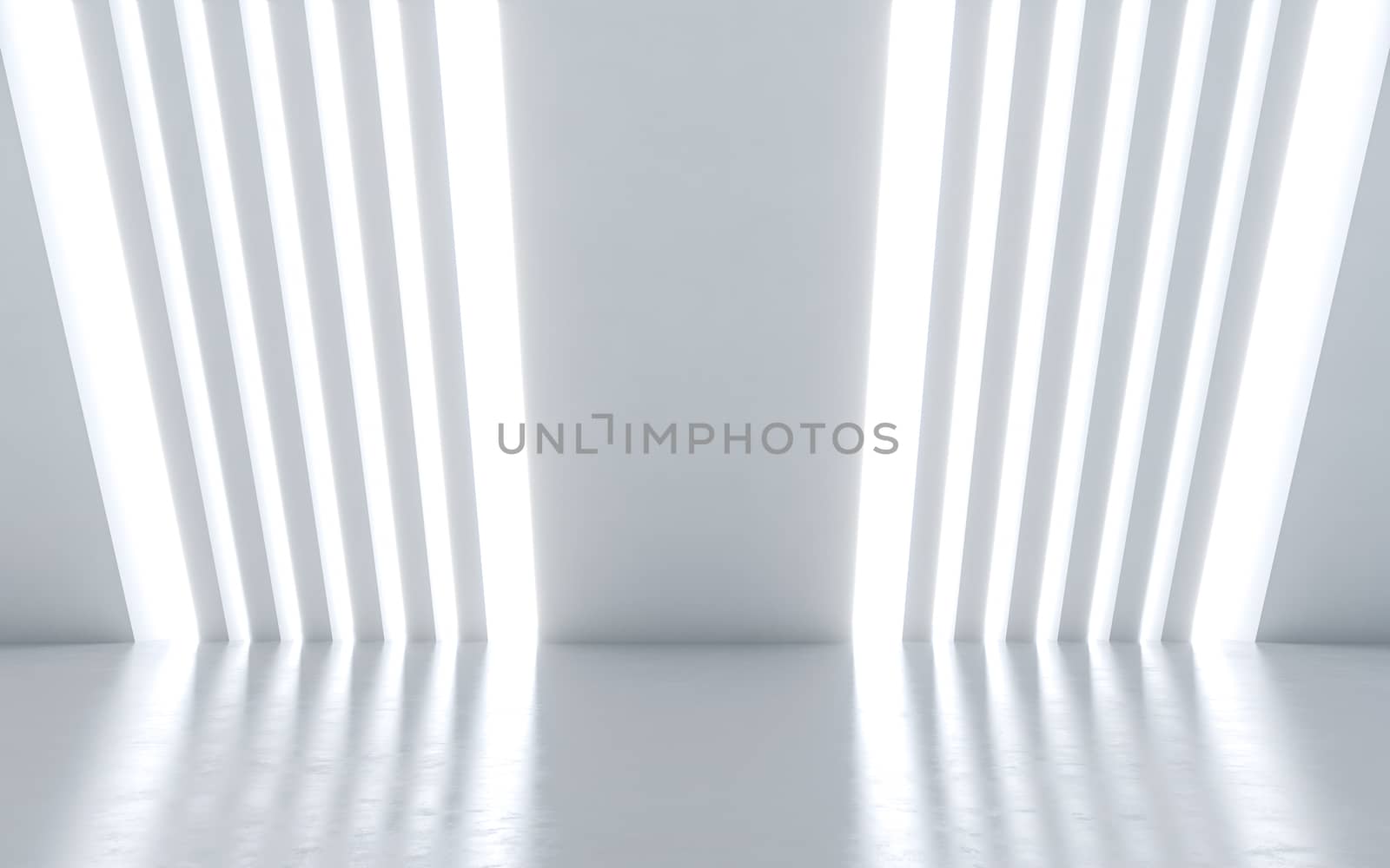 Illuminated corridor by Pom669