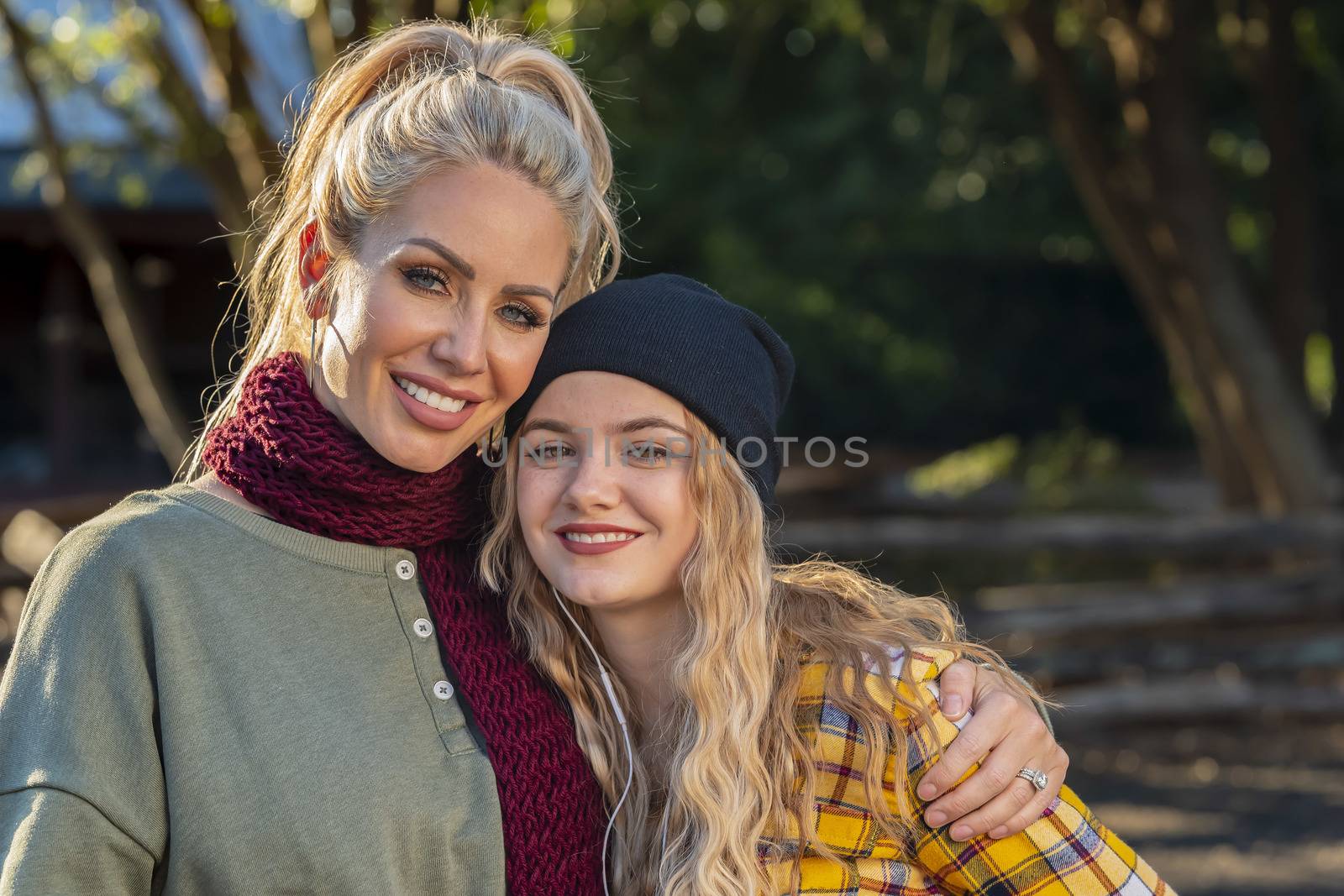 Mother And Daughter Enjoying A Day Outdoors by actionsports