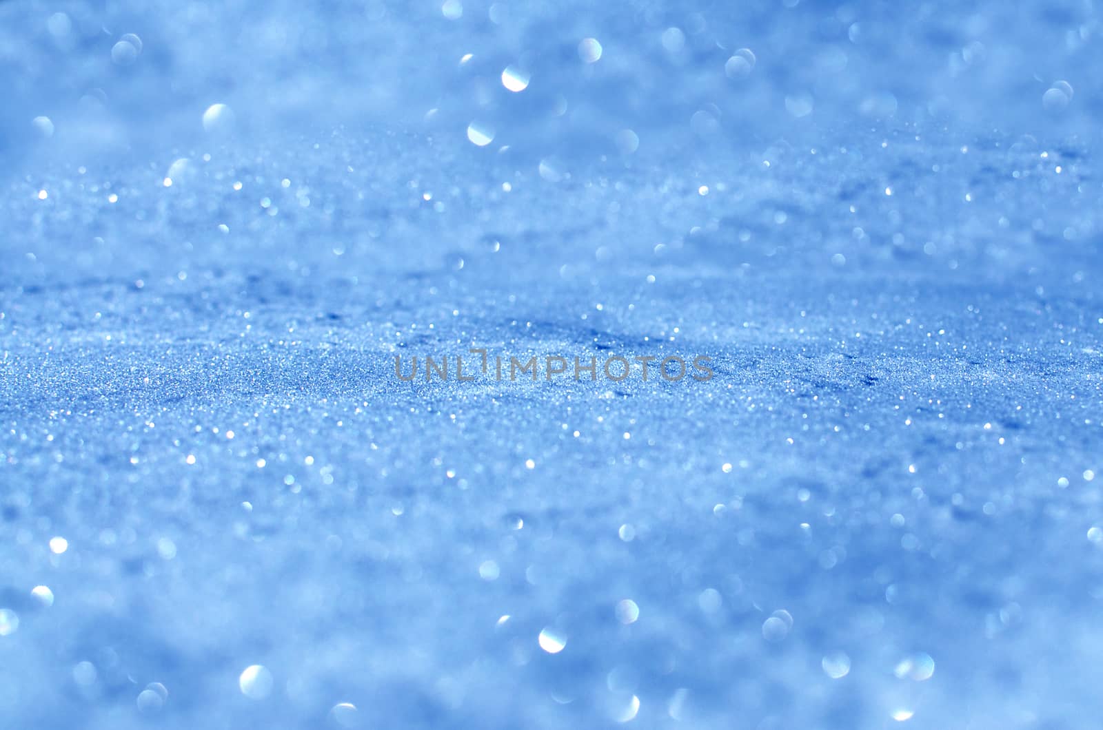 Luxury winter, Christmas and New Year holidays banner or greeting card background with copy space. Fresh snow cover de-focused.