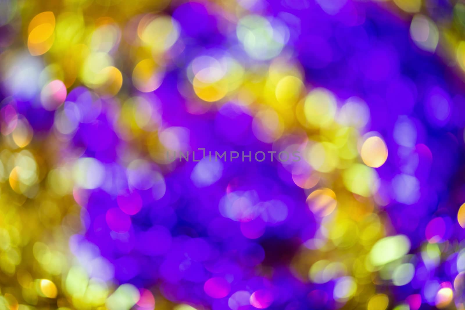 natural optic violet-yellow lens blur abstract background.