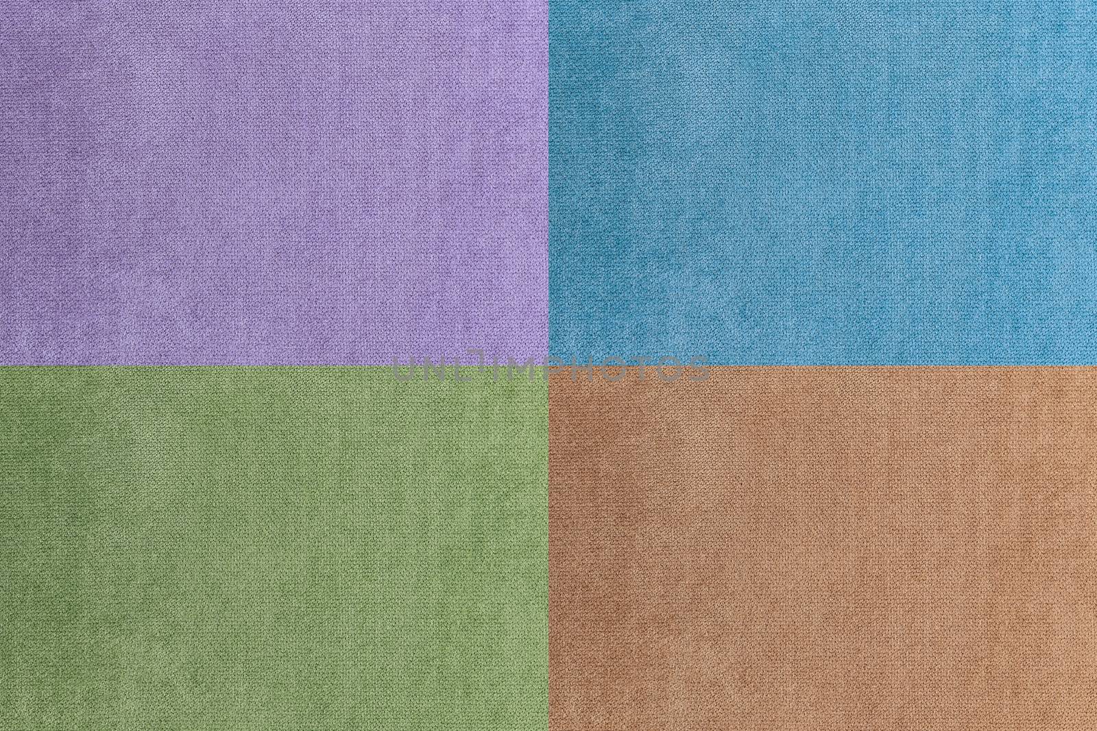 Textures and backgrounds of flat polyester microfiber furniture upholstery