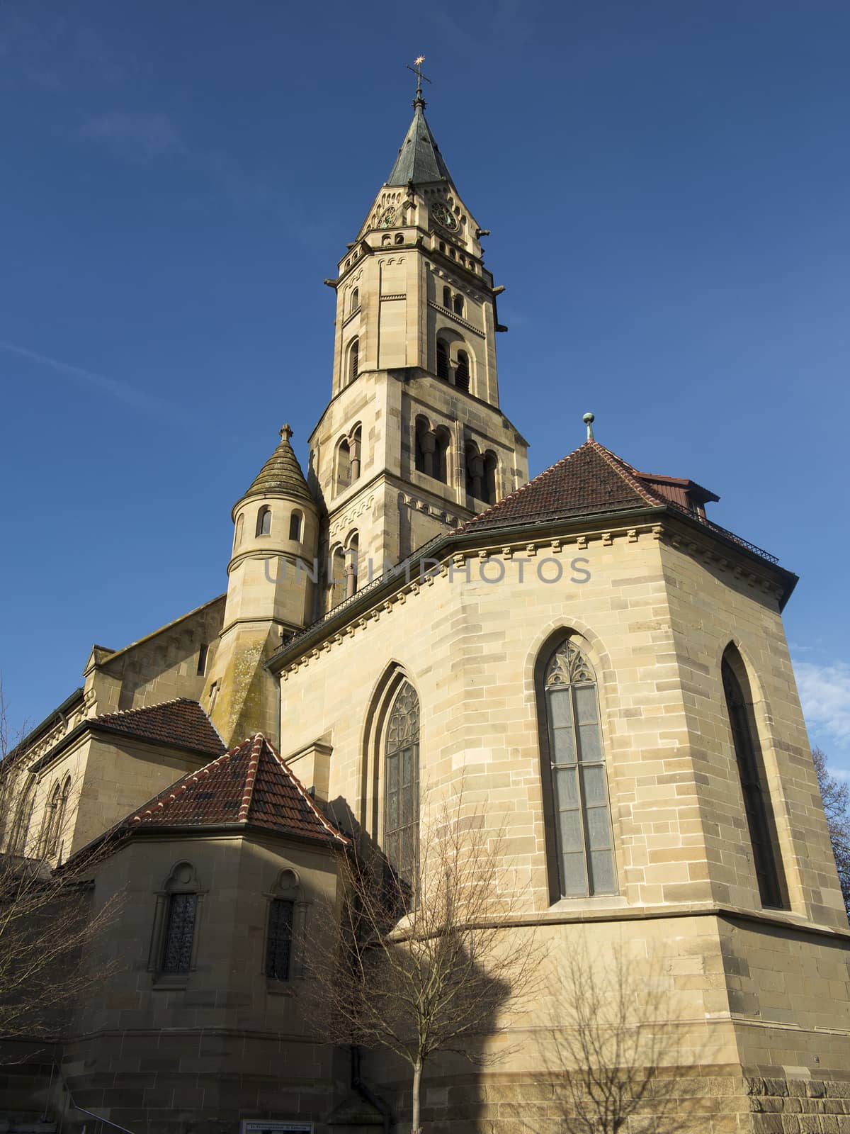 Protestant church St. Katharina in Schwaebich Hall in Germany