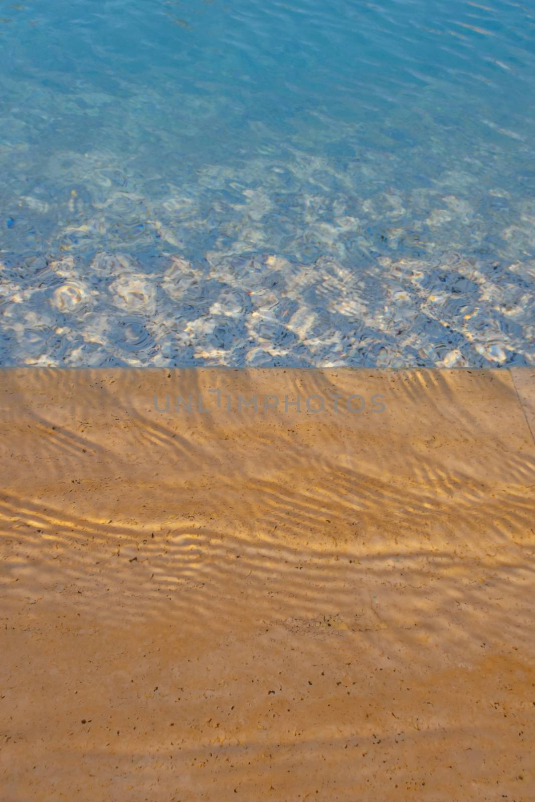 swimming pool for swimming in summertime heat