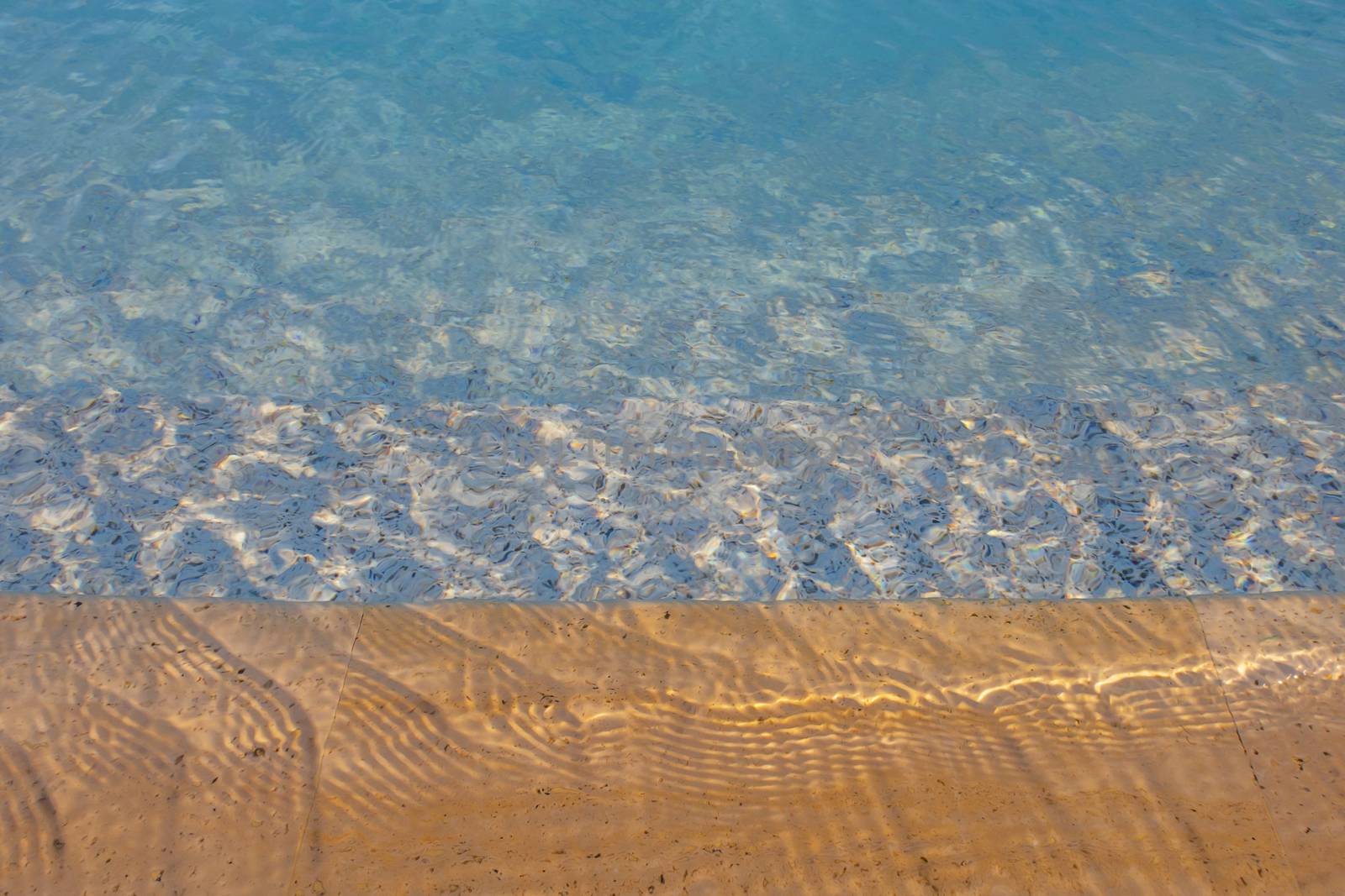 swimming pool for swimming in summertime heat