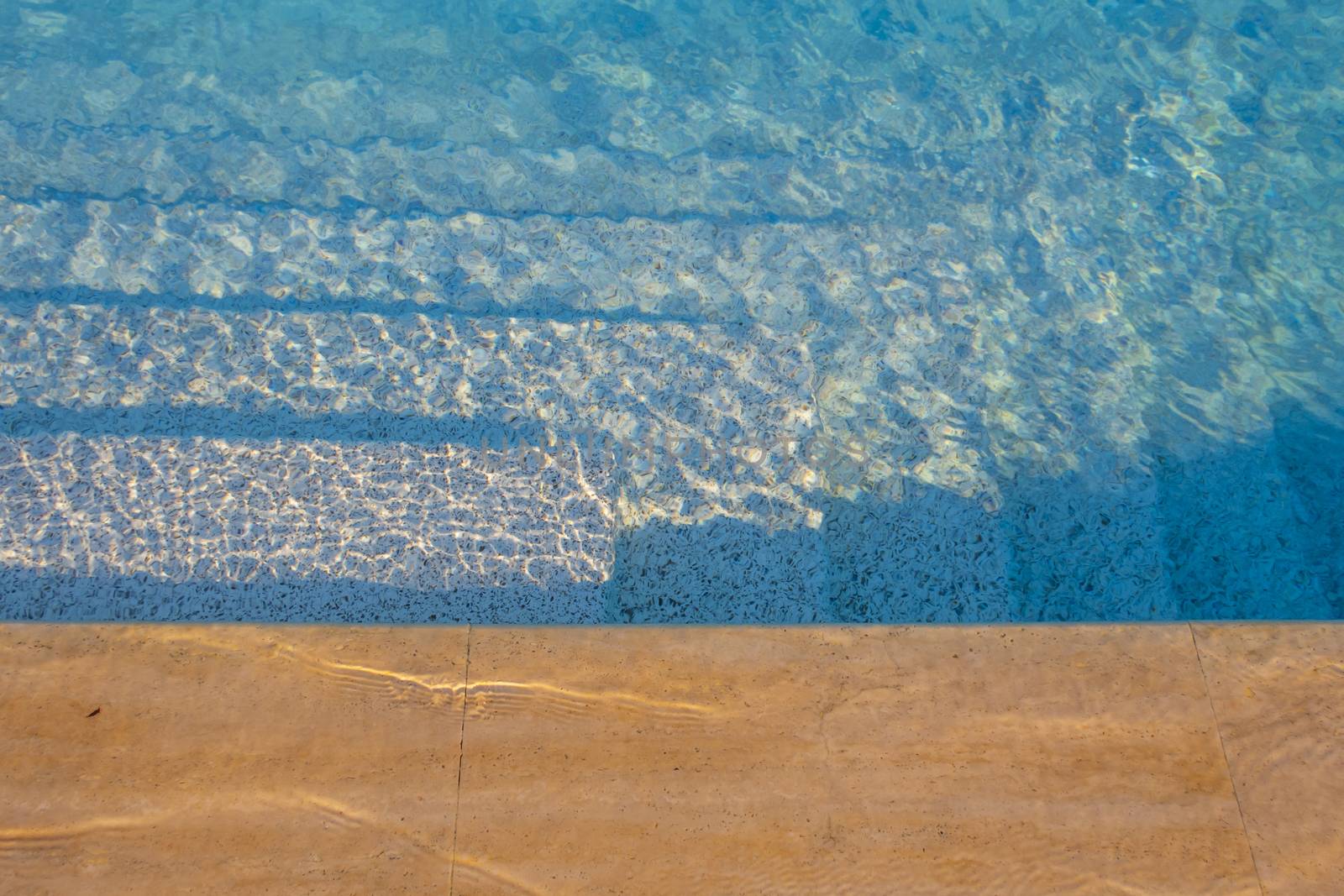 swimming pool for swimming in summertime heat