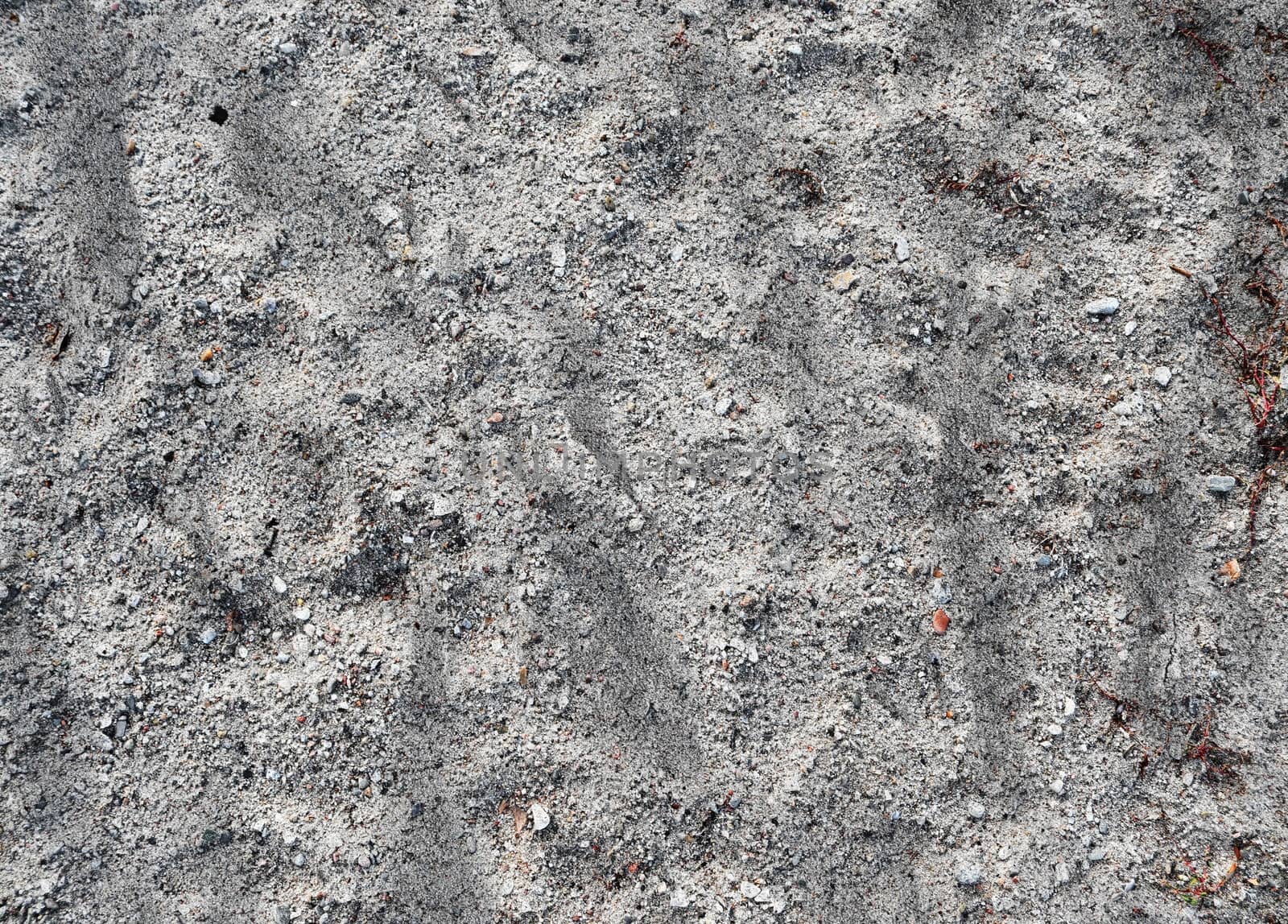 Detailed close up view on sand on a beach at the baltic sea in Germany