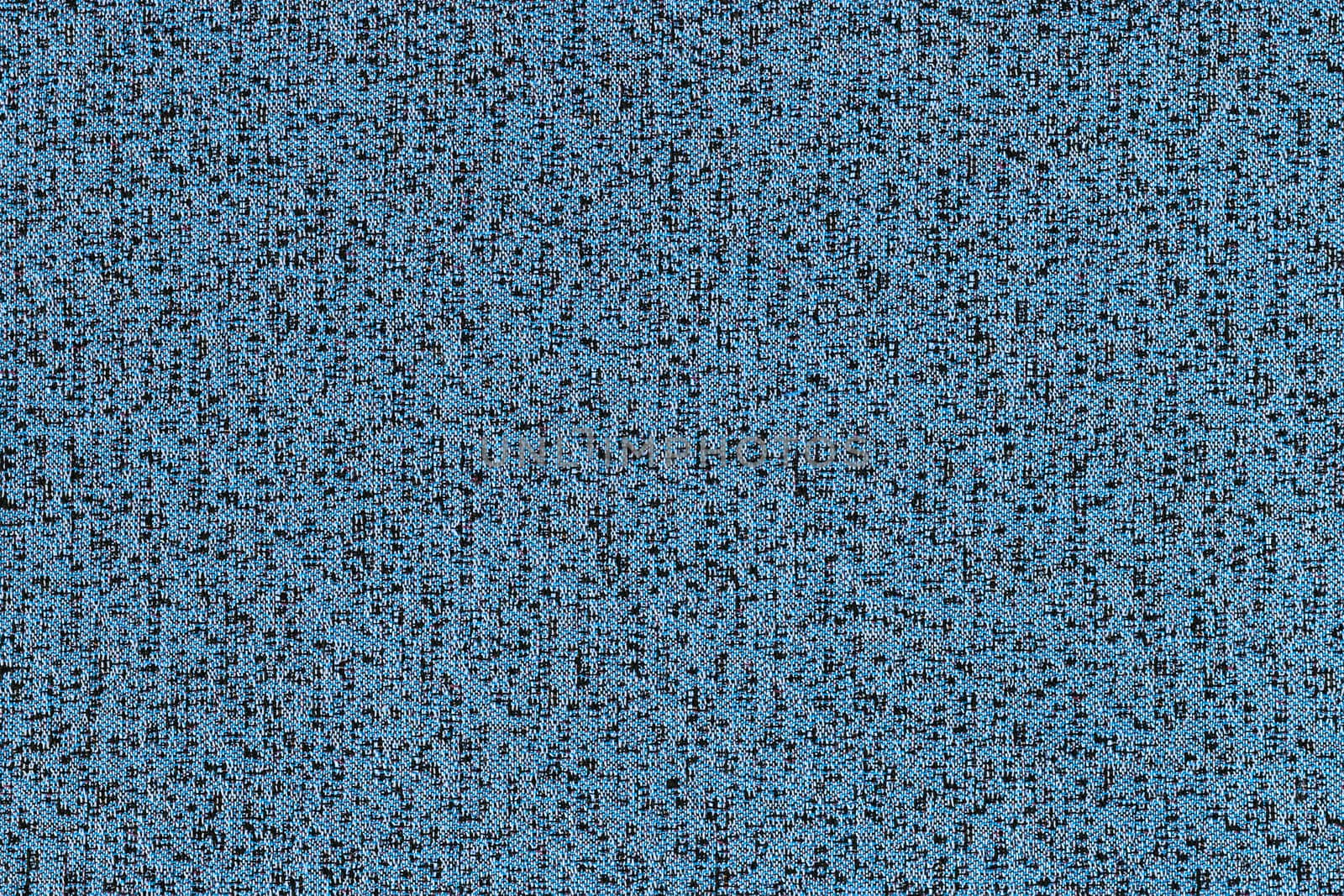 Seamless texture of flat blue synthetic furniture upholstery with motley fine details.