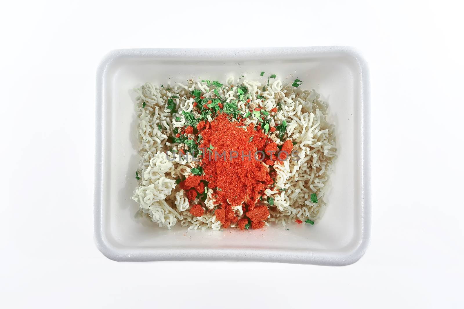 Doshirak fast food. Isolate on white background.