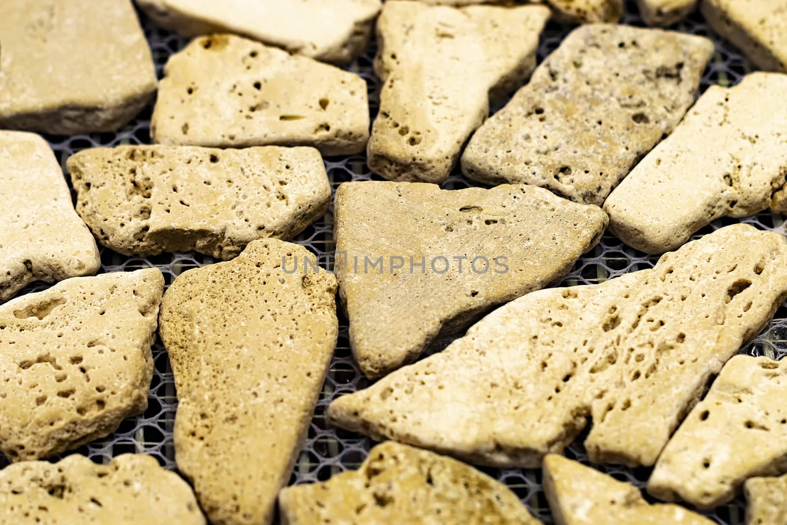 Stones light textural background. Blured
