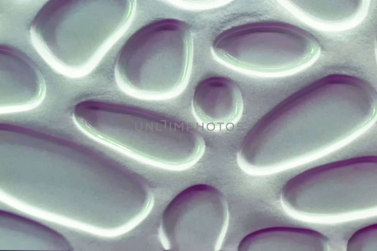 The ovals form abstract. View from above. Fragment.