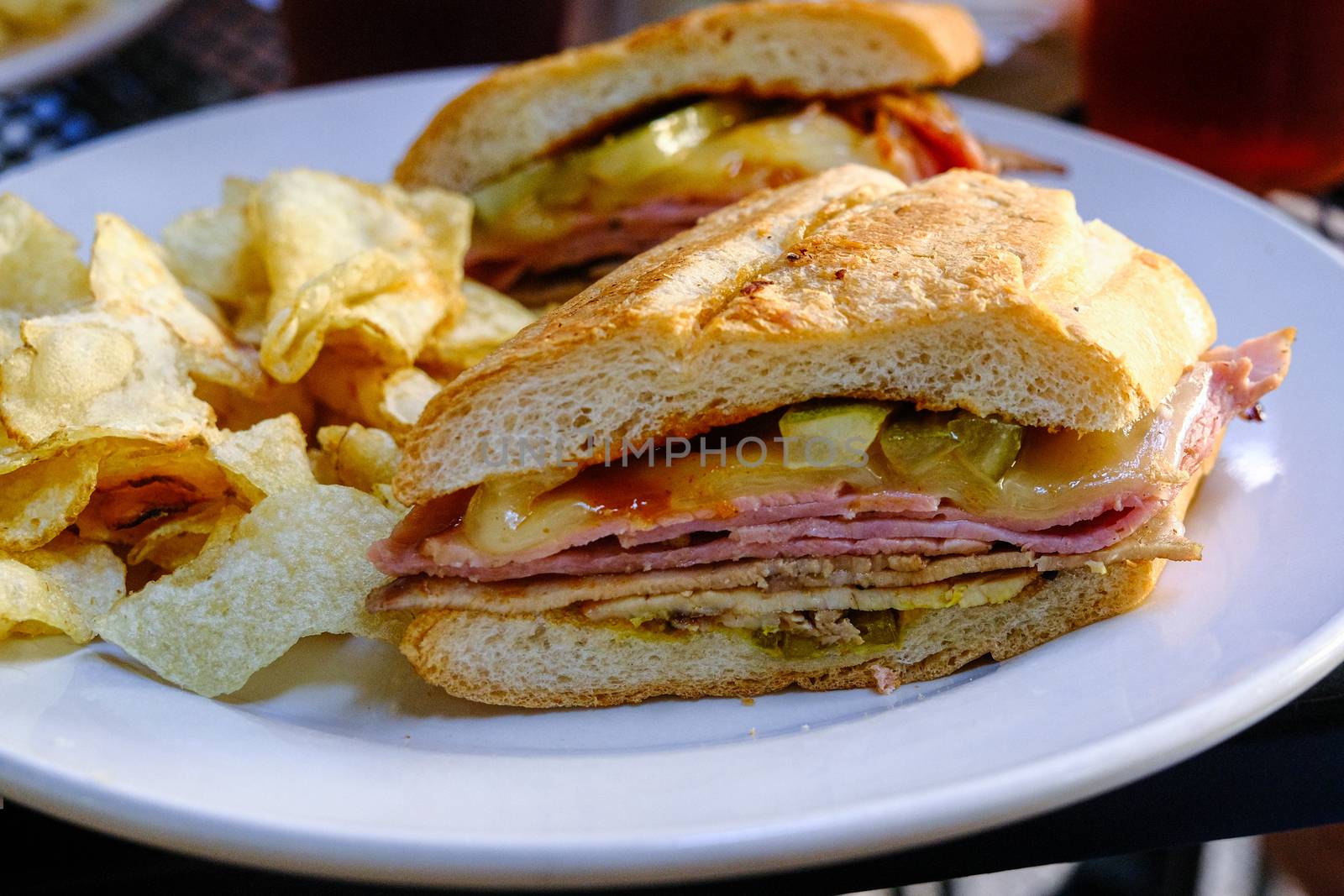 Cuban Sandwich with Chips by dbvirago