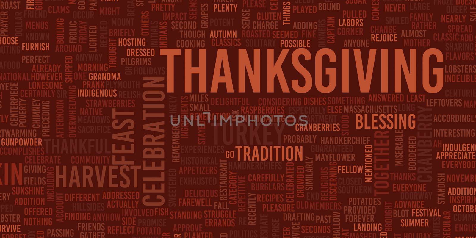 Thanksgiving Background with Fall Colors Decoration