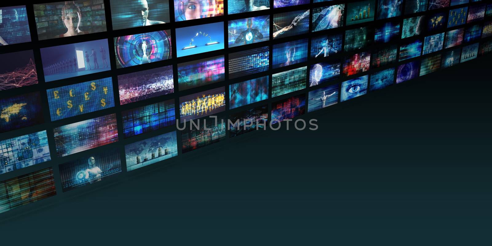 Technology Abstract Background for Presentation as Concept