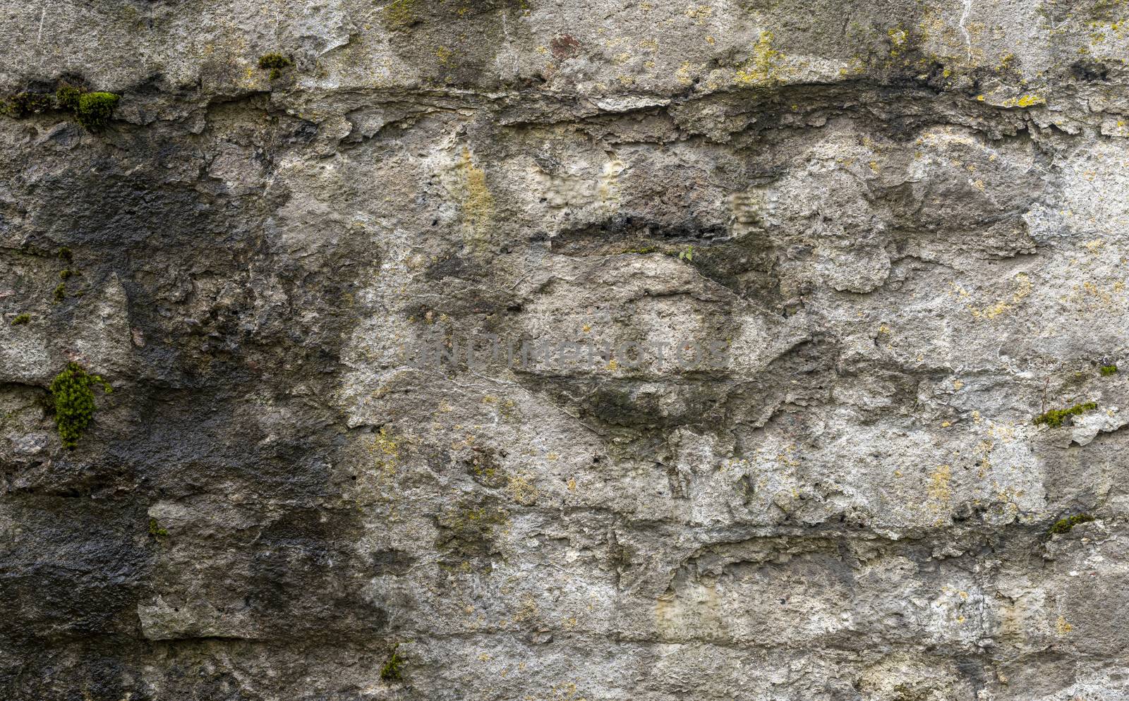 Abstract colorful cement wall texture and background with cracks by sashokddt