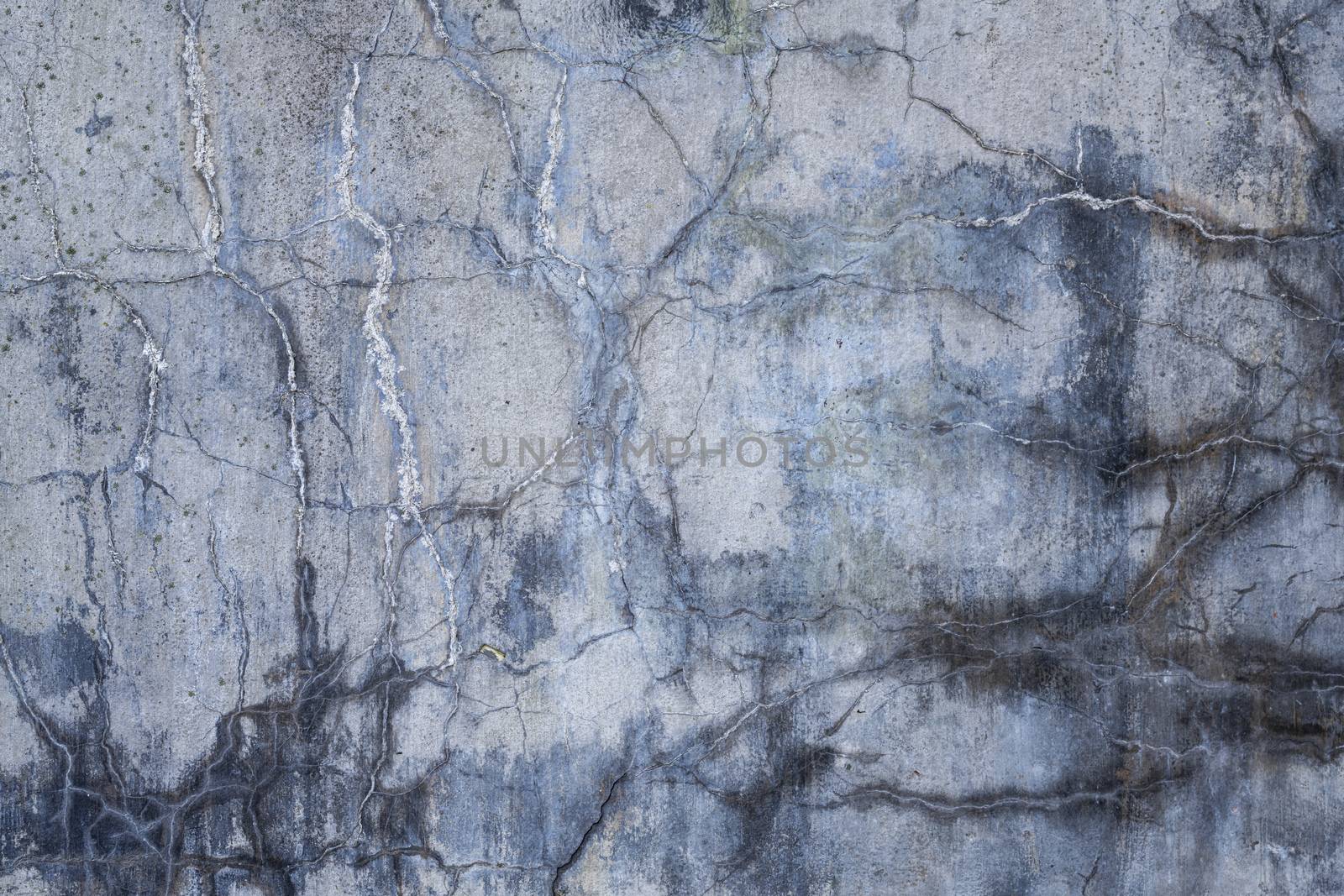 Abstract colorful cement wall texture and background with cracks by sashokddt