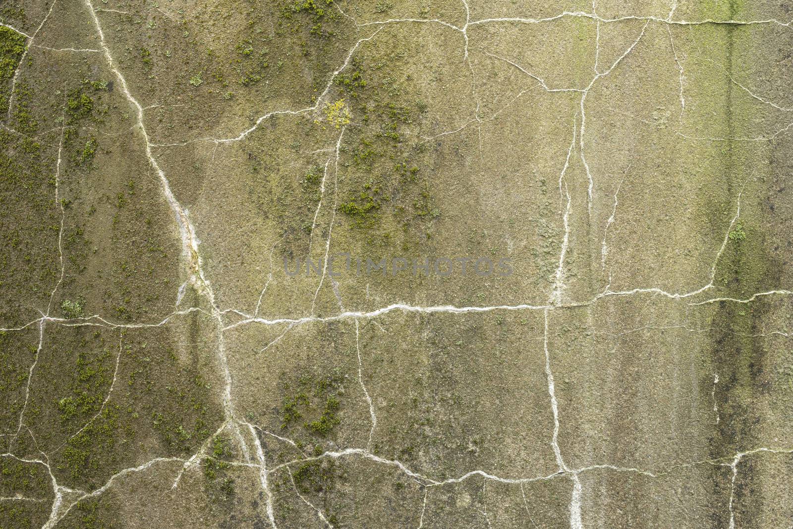 Abstract colorful cement wall texture and background with cracks by sashokddt