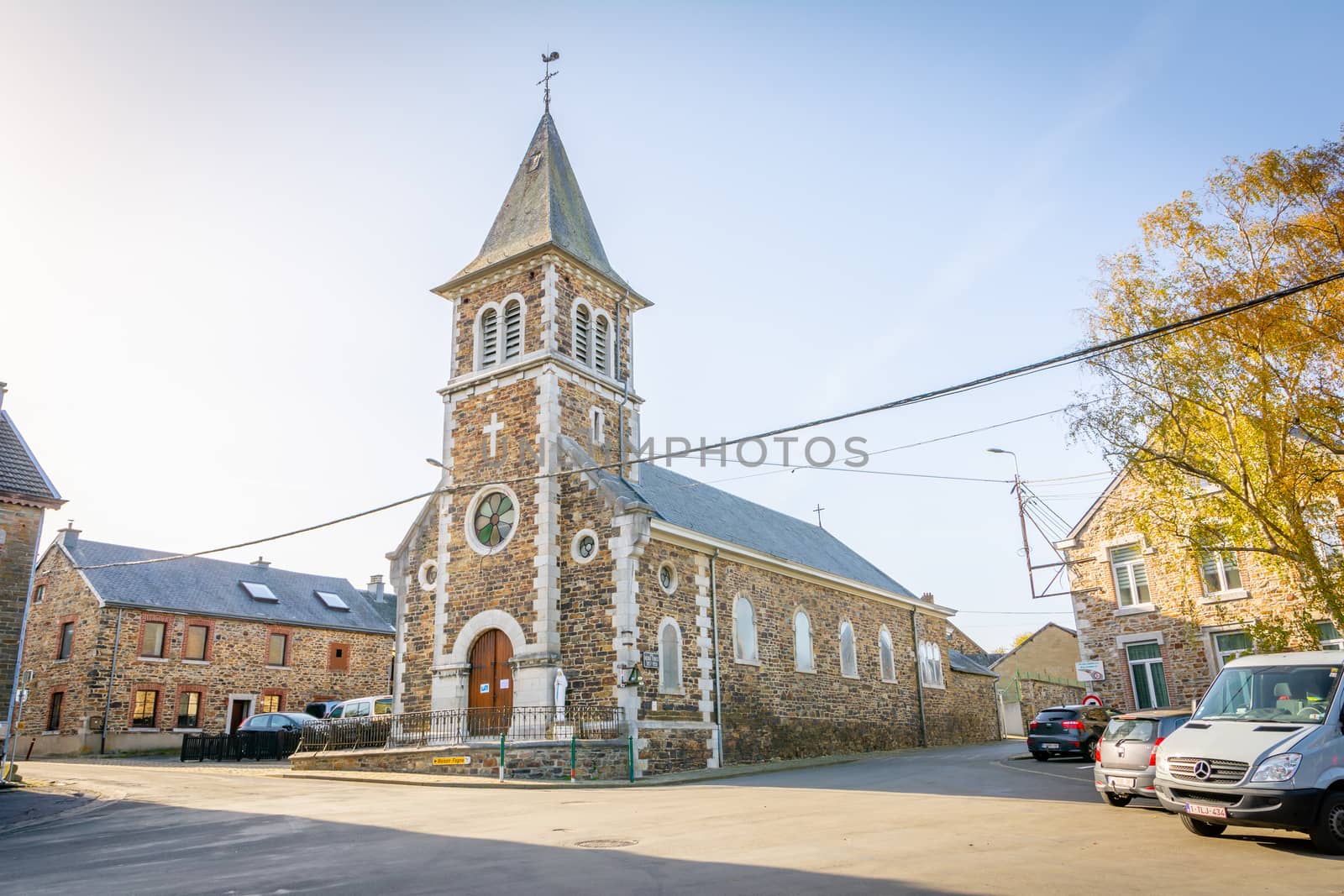 Church Saint-Antoine de Padoue of Solwaster, Belgium, a little village in Jalhay neighbourhood. by kb79