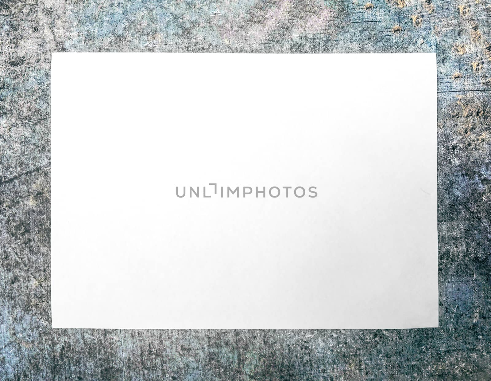 White paper on cement background. by Urvashi-A