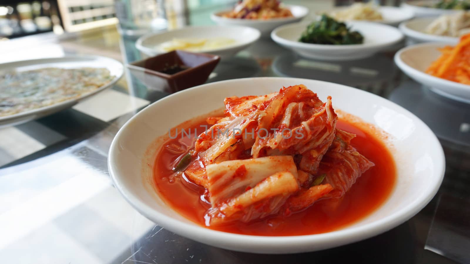 Kimchi is Traditional Korean side dish , fermented vegetables