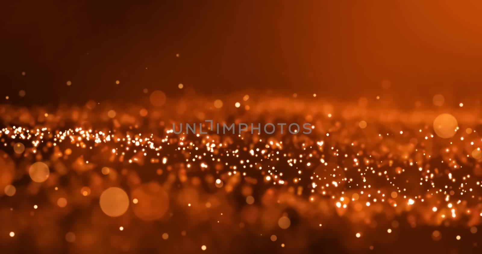 Gold glitter abstract background with shiny particles. Elegant design with bokeh effect.